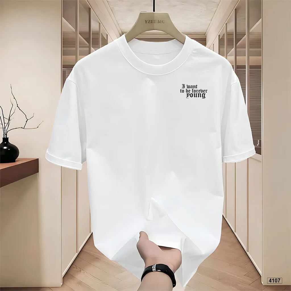 Áo thun form rộng unisex phong cách đường phố cổ điển Polux 4107