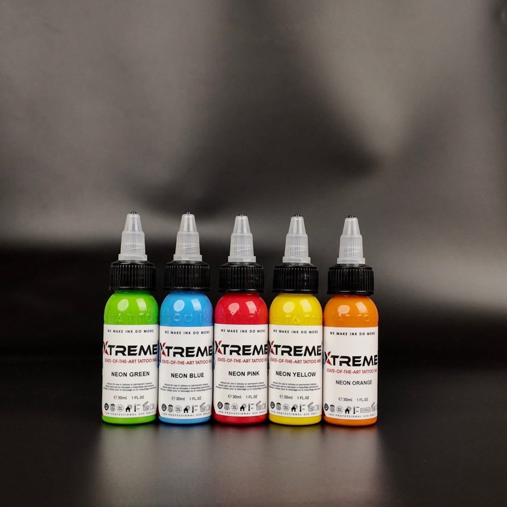 Neon Set - XTREME INK (1oz) - Made in USA - Hàng mới về (HSD: 2029)