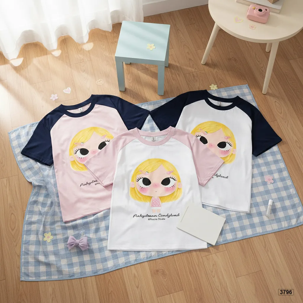 Áo thun nữ babytee raglan mix màu cute phong cách ulzzang dễ thương Miucho 3796_thumbnail_7