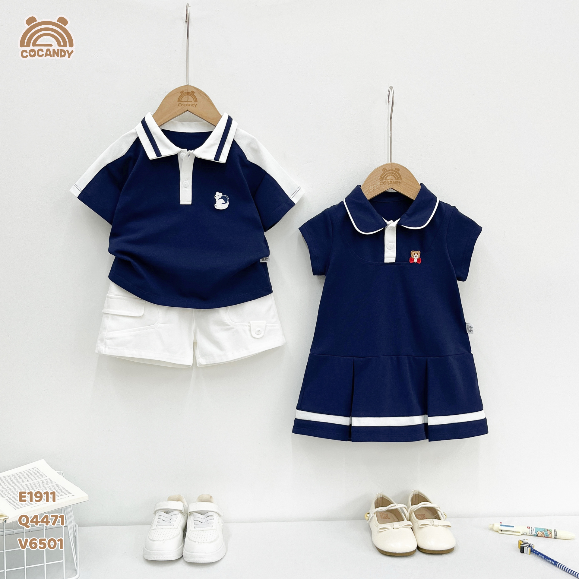 Áo cộc polo XANH THAN tag sóc_thumbnail_6