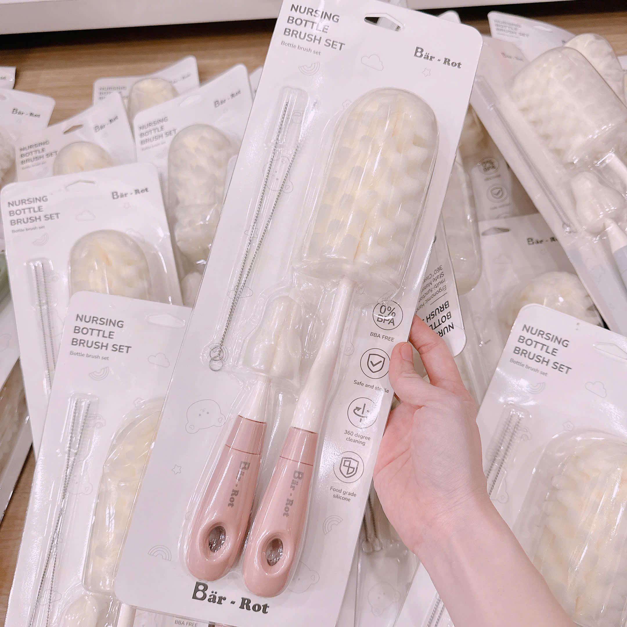 Set cọ bình mút BAR ROT