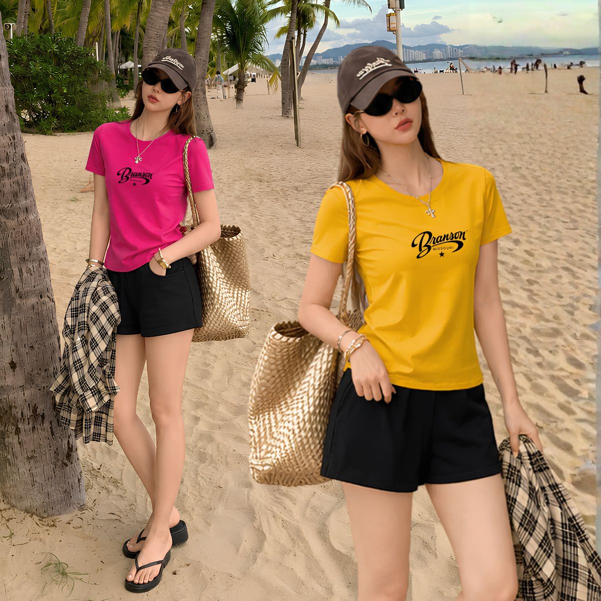 {Form Vừa] Set bộ thun nữ chữ 'BRANSON' - Loza VP704 VP704