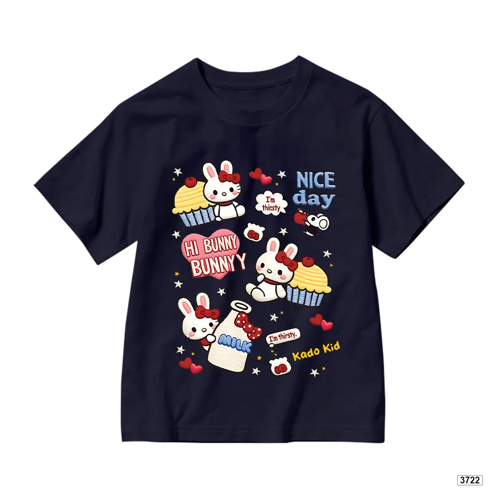 Áo thun bé gái chất thoáng mát Bunny đáng yêu Kado 3722_thumbnail_11