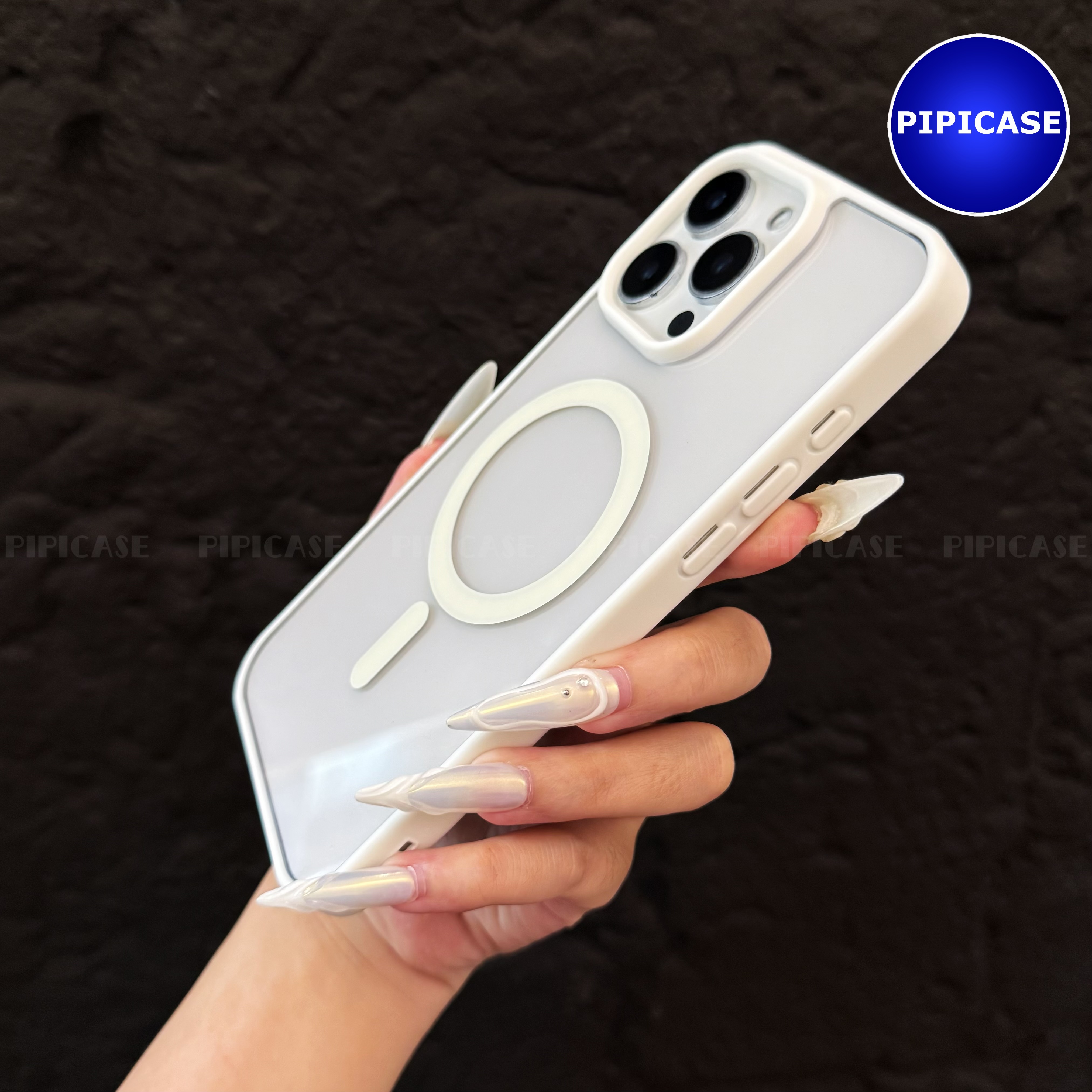 Ốp Lưng iPhone 16 Pro Max - Chic - Trắng_thumbnail_4