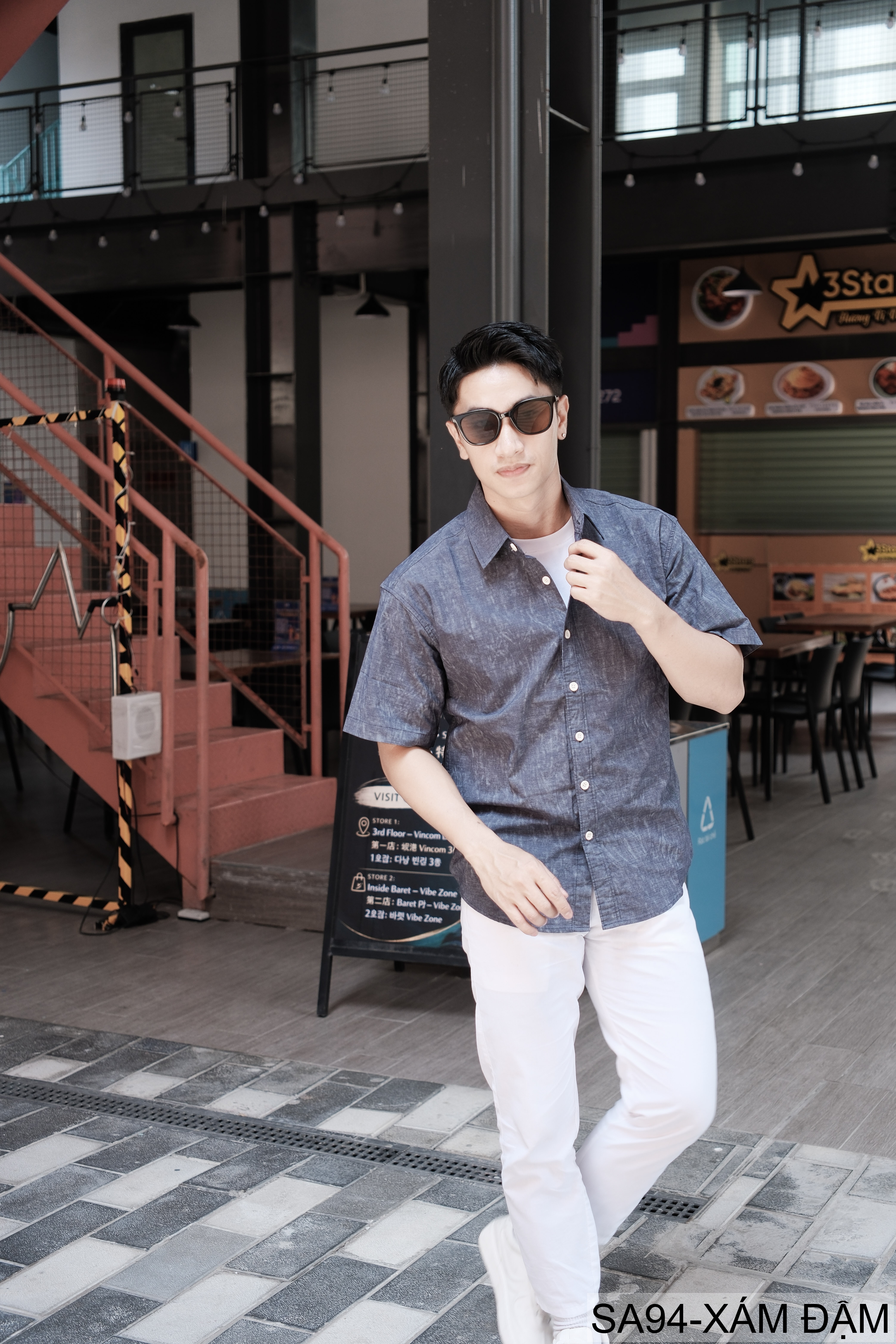 SA94 - Áo sơ mi nam ngắn tay in họa tiết Nhật Bản, chất cotton thoáng mát, form rộng trẻ trung_thumbnail_6