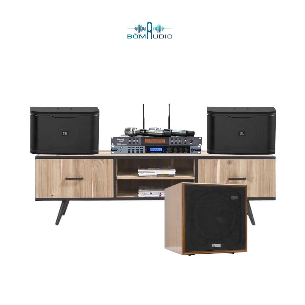 Combo Vang Số DBACOUSIC S500P + Micro DBACOUSTIC S450 II + Loa JBL RM 210 + Sub DBACOUSTIC KS312SA - B50_thumbnail_0