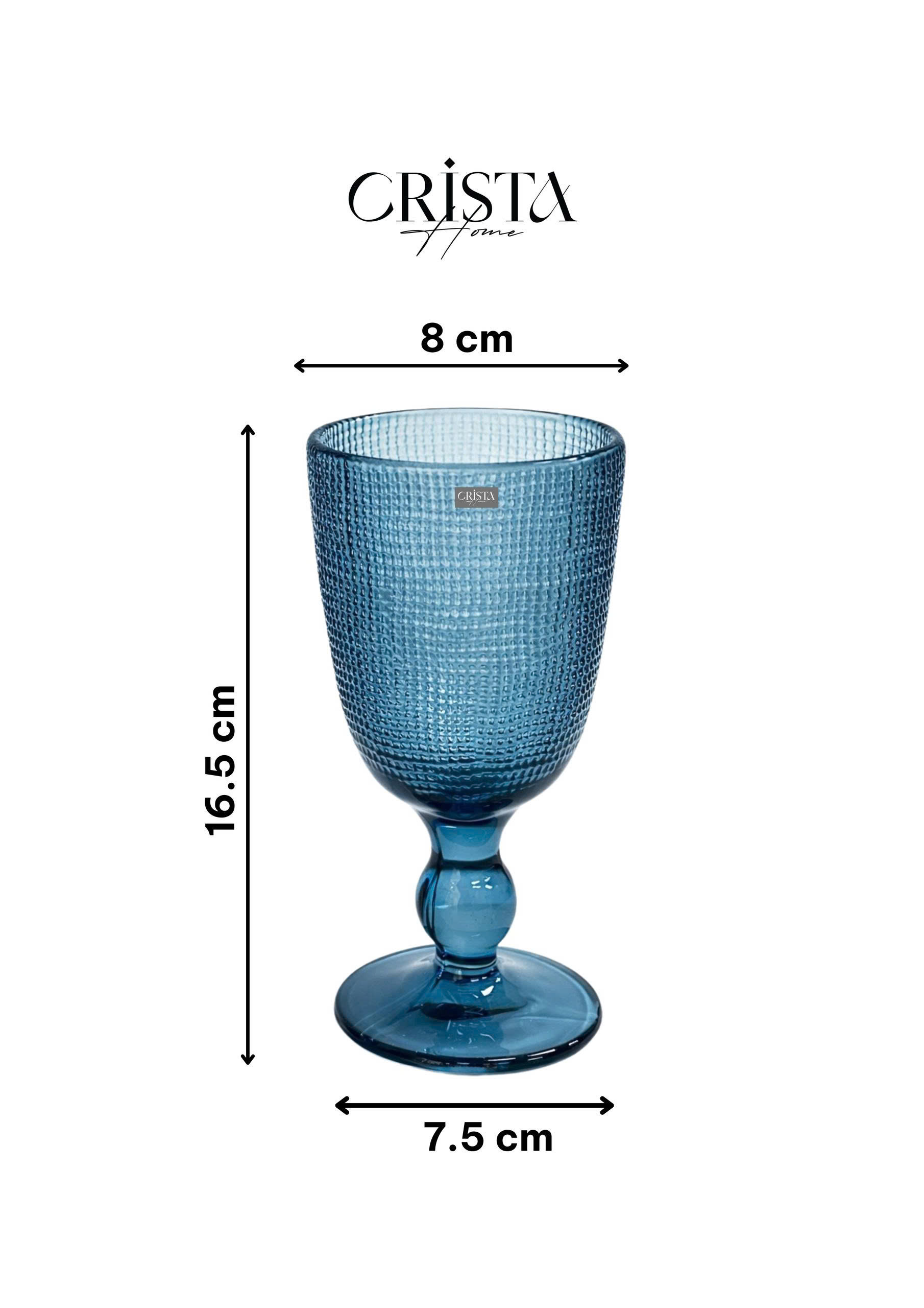 1 chiếc Ly rượu 240ml vân lưới Crista home - 60200_thumbnail_18