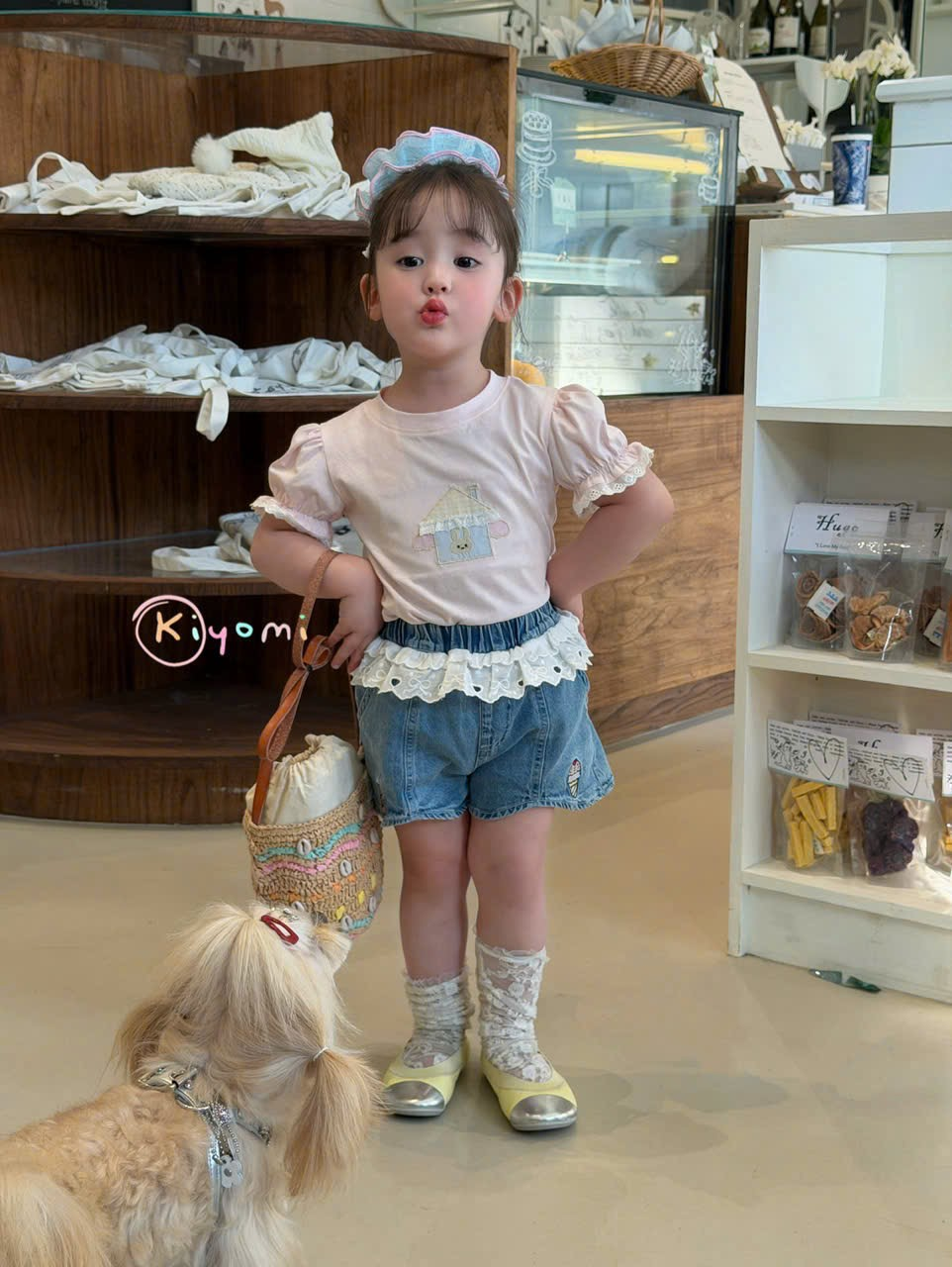 D192 - 26603 - Quần sooc bò giấy mềm cạp bèo Kiyomy_thumbnail_0