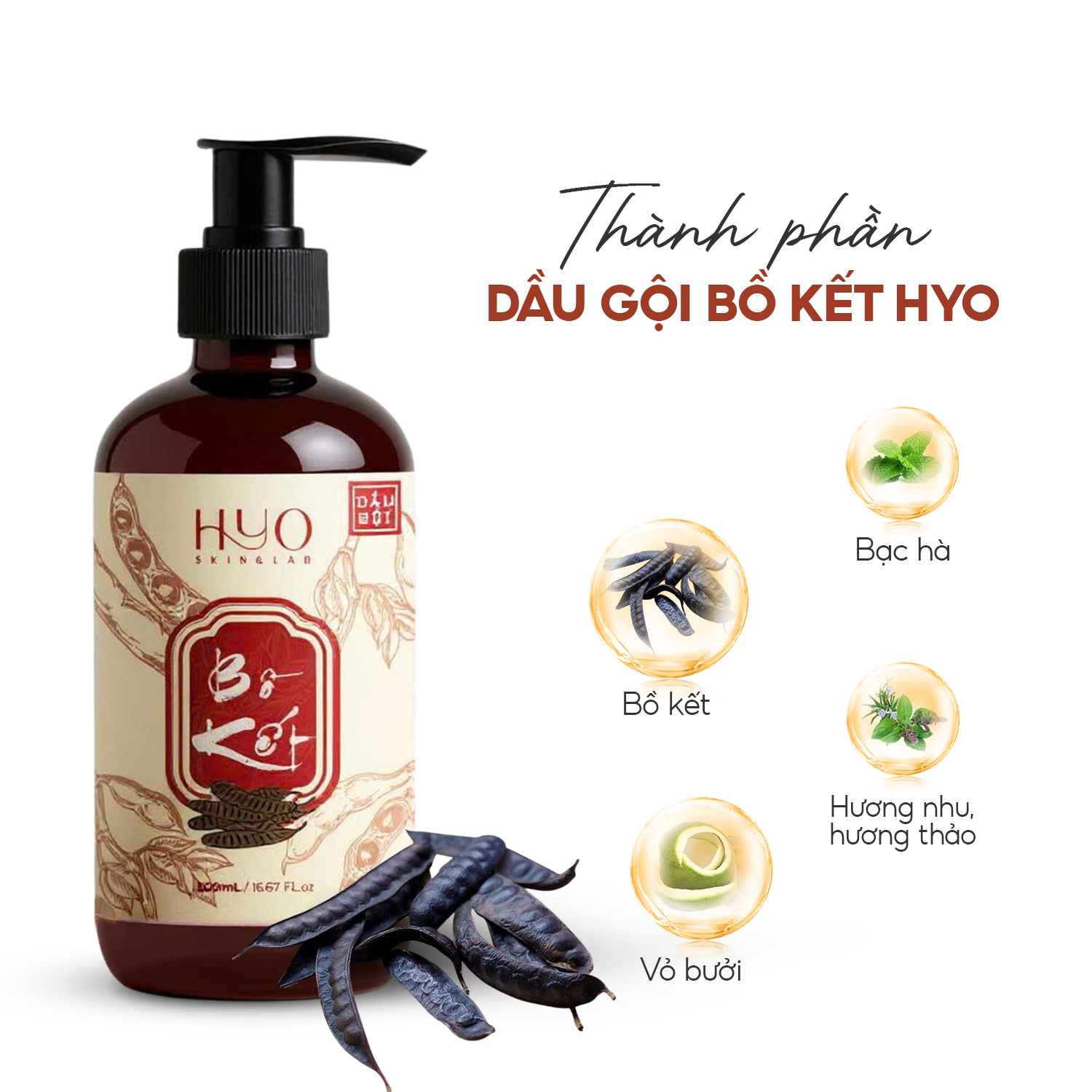 [A87] DẦU GỘI BỒ KẾT 500ML - HYO SKIN LAB_thumbnail_2