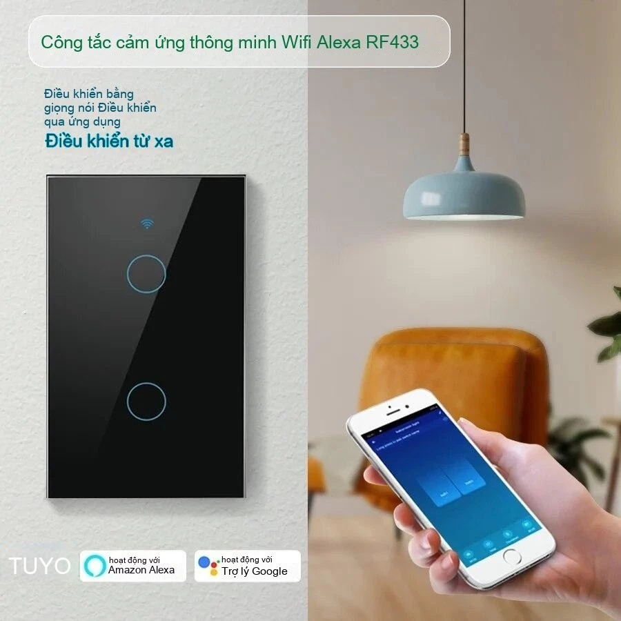 Công Tắc Cảm Ứng Thông Minh WiFi RF433 – Điều Khiển Giọng Nói, Không Cần Dây Nguồn_thumbnail_5