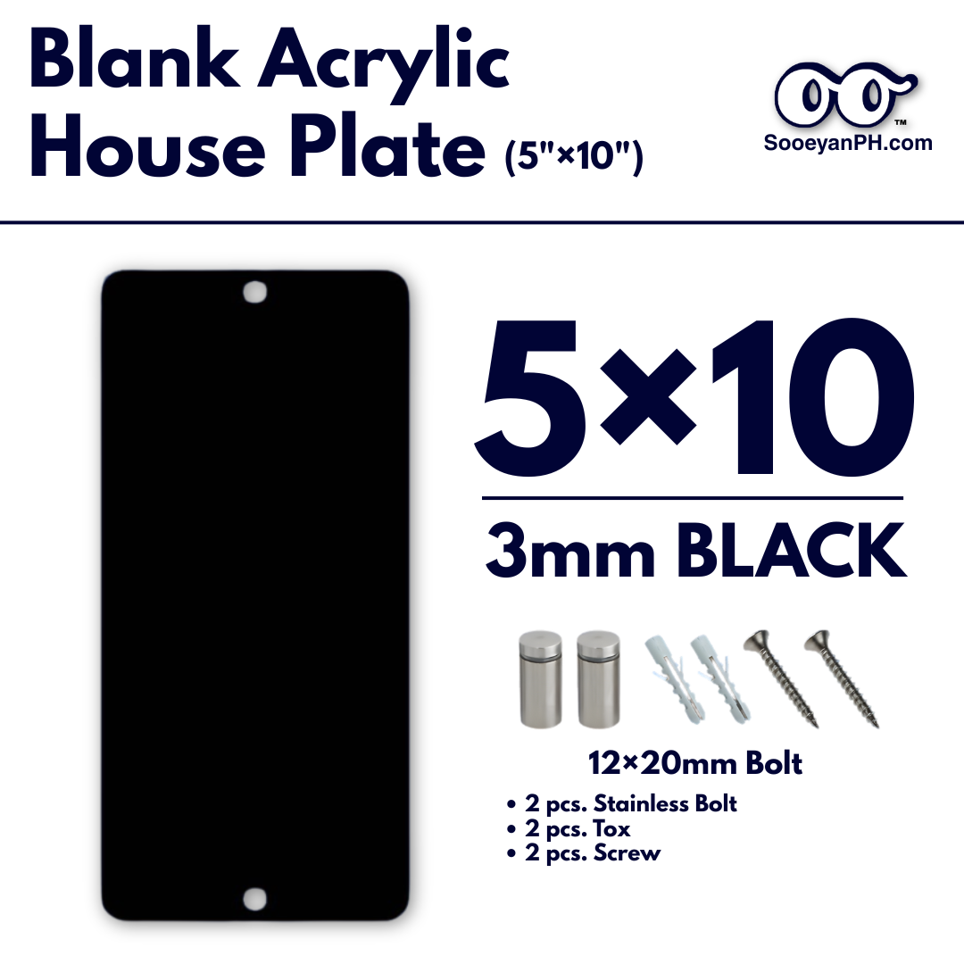 4.25×9 — Blank Acrylic House Plate_thumbnail_2