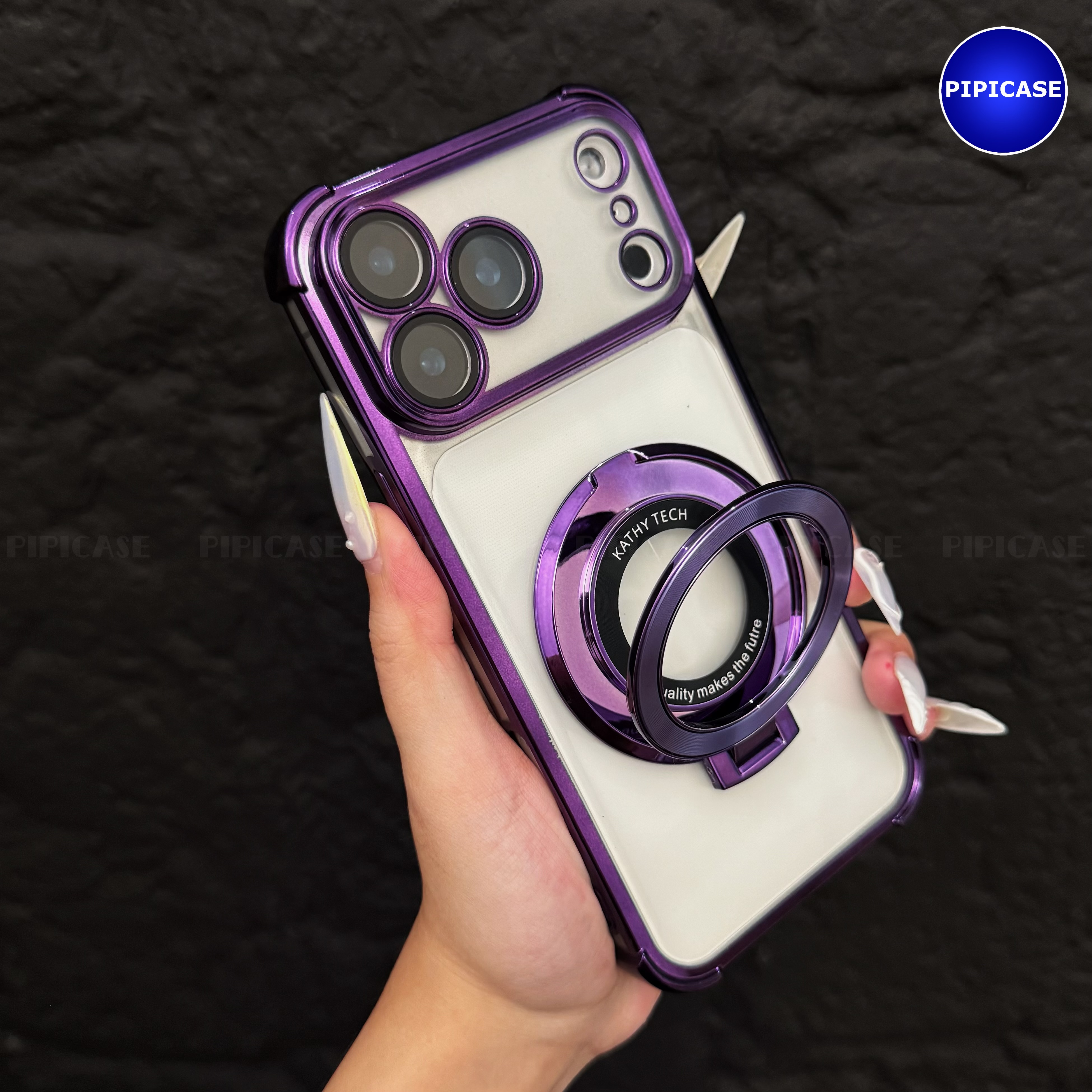 Ốp Lưng iPhone 17 Pro - Ven - Tím_thumbnail_8