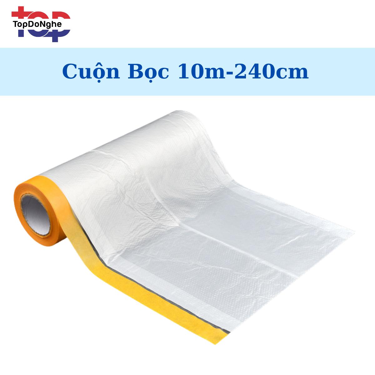 Màng Nilon che bụi đa năng, bọc hàng, che chắn sơn, bảo vệ  Có một đầu dán dính