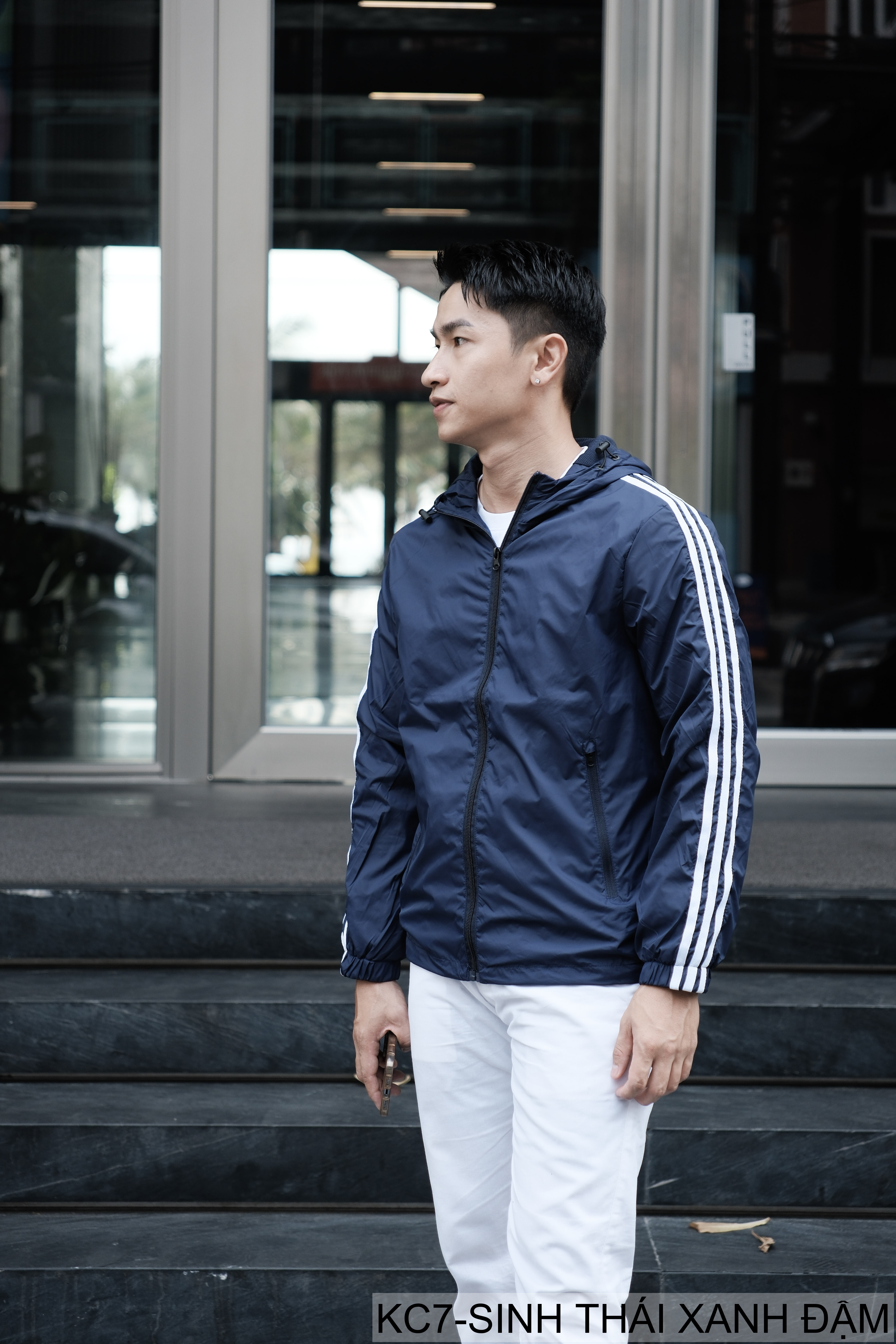 KC7 - Áo khoác nam thể thao oversize tay dài có mũ, chất liệu polyester thoáng mát, 3 màu xanh dương, đen, xanh đậm_thumbnail_35
