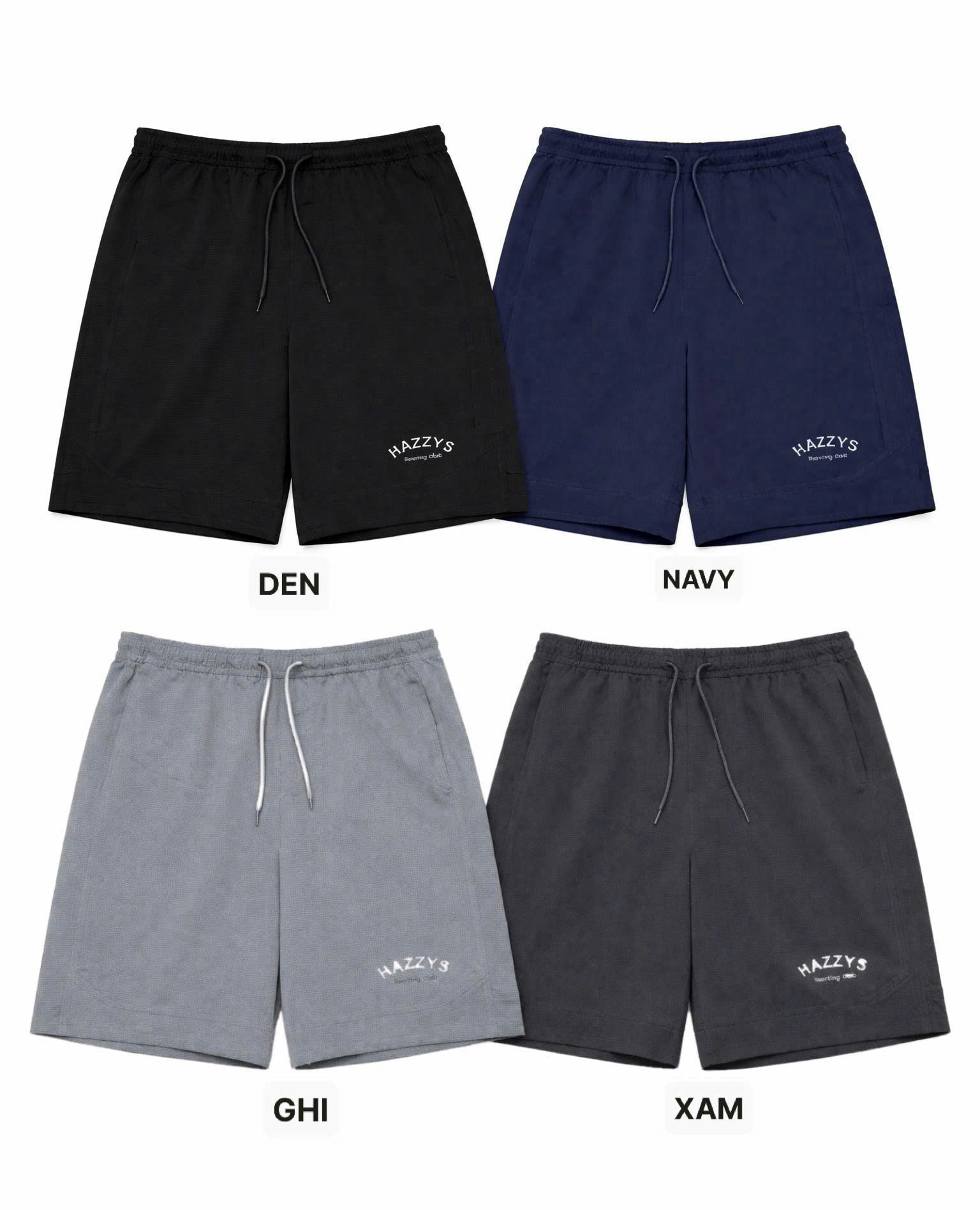 E468 SHORT NAM HAZZYS 4 MÀU