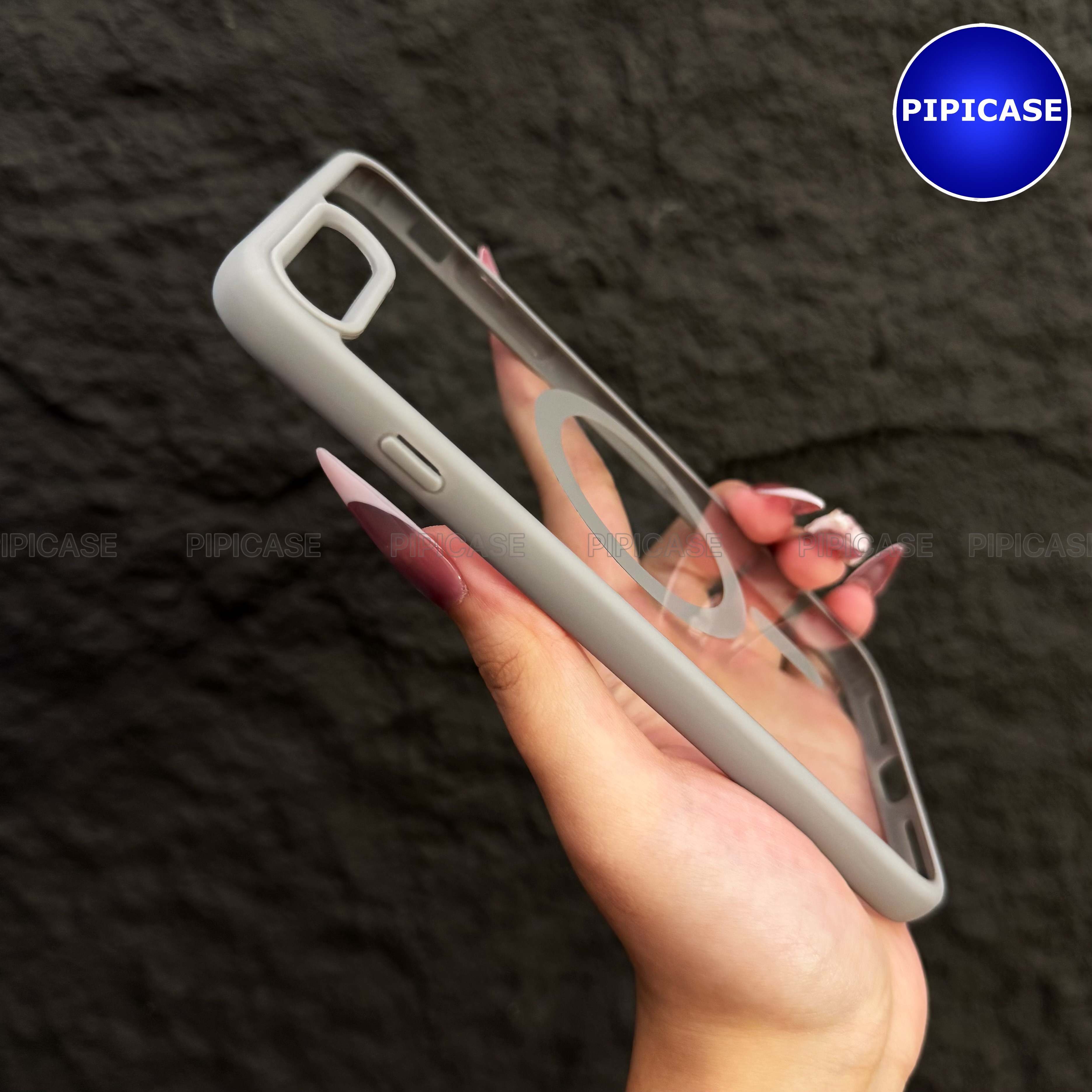 Ốp Lưng iPhone 7 Plus / 8 Plus - Chic - Xám_thumbnail_2