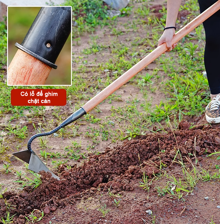 Cuốc Xới Đất - Vun Đậu Ngô - Xới Cỏ Tiện Dụng_thumbnail_6