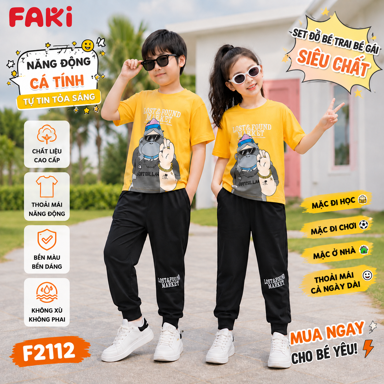 FAKI - ĐÒ BỘ TRẺ EM - F2112