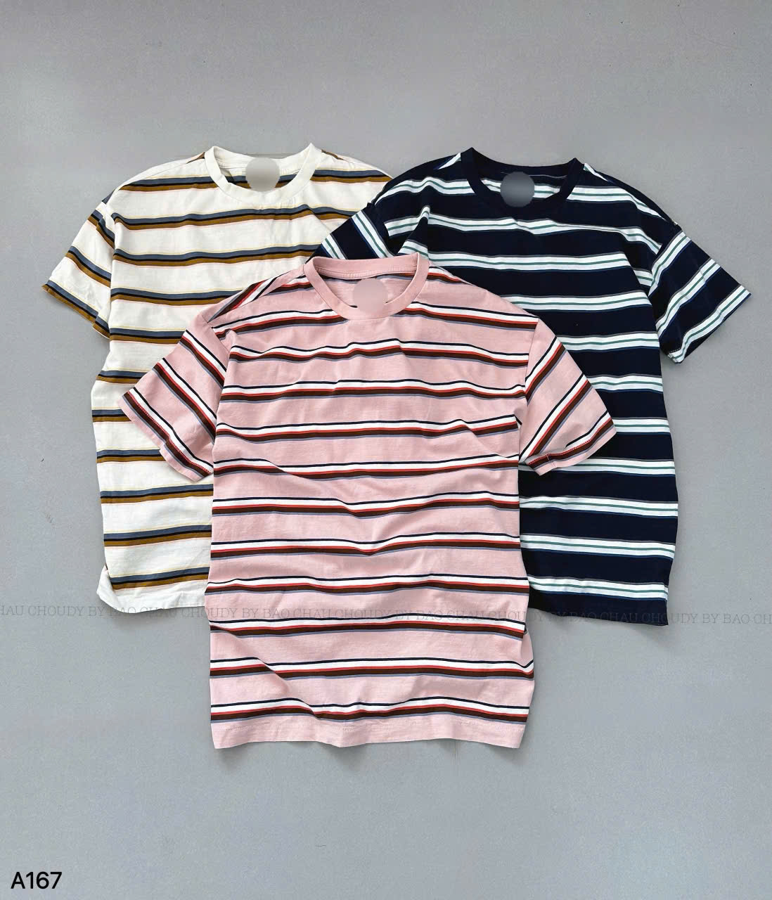 A167 ÁO THUN NAM 3 MÀU