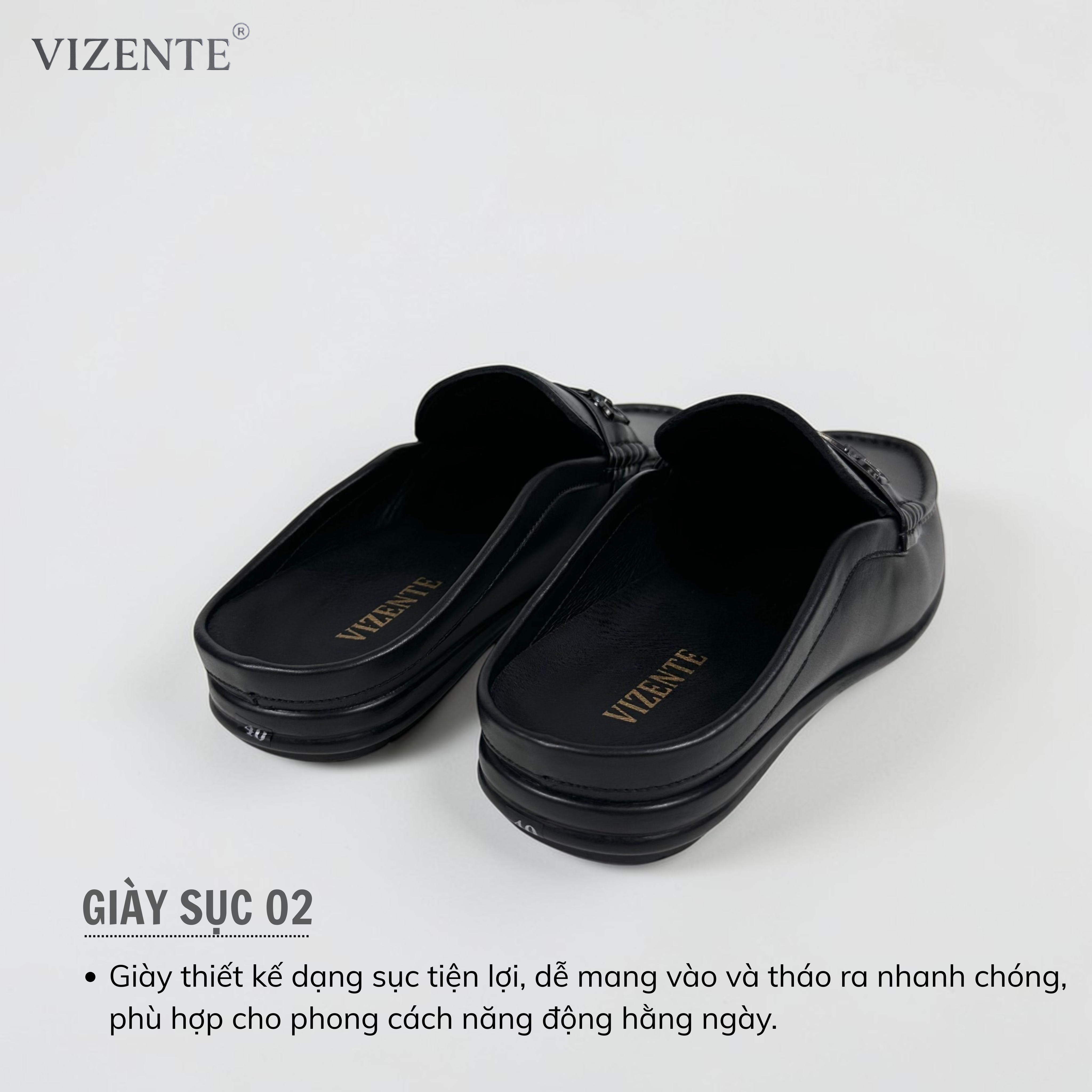 Giày Da Nam Sục Lười 02