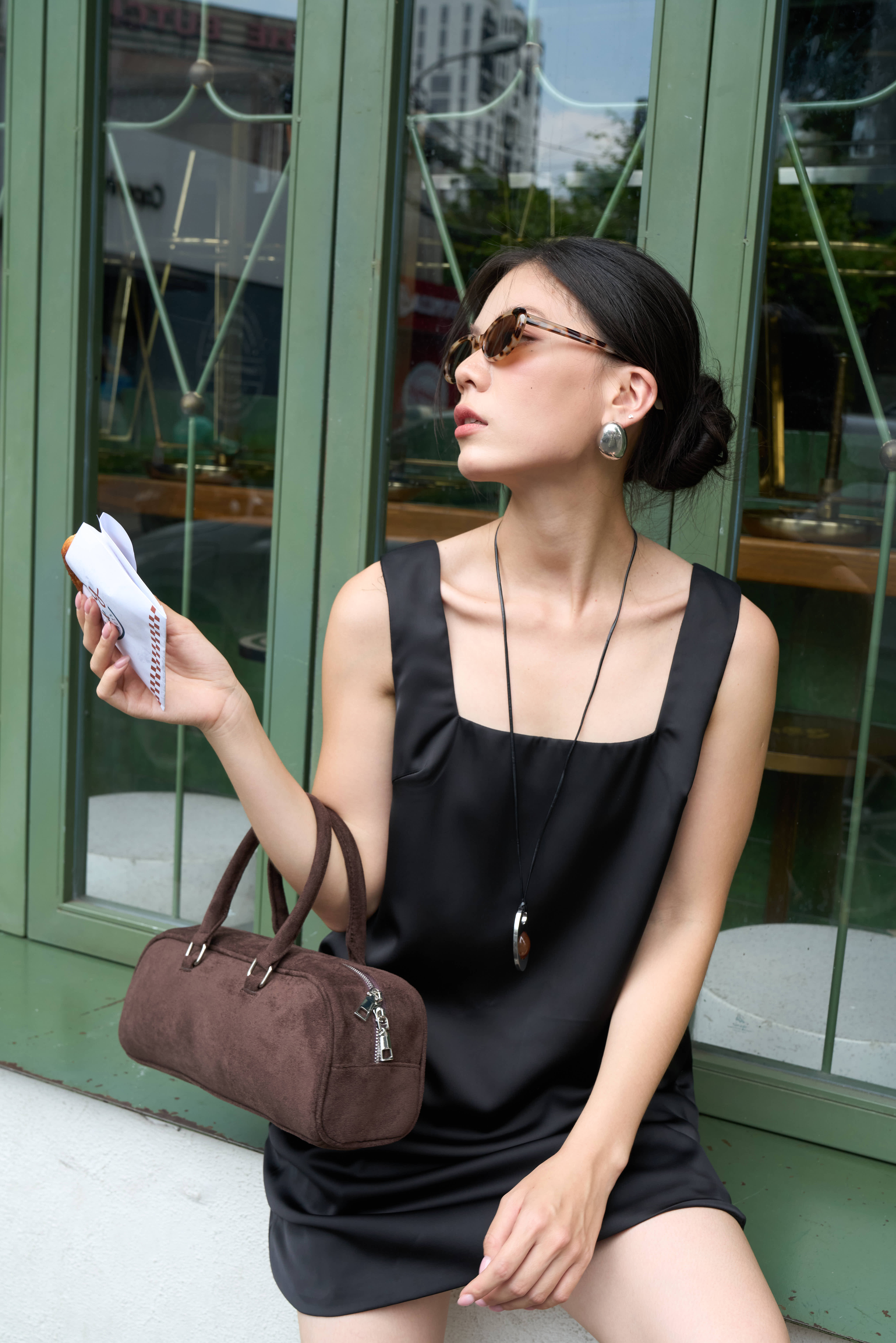 NOIR FRAME DRESS
