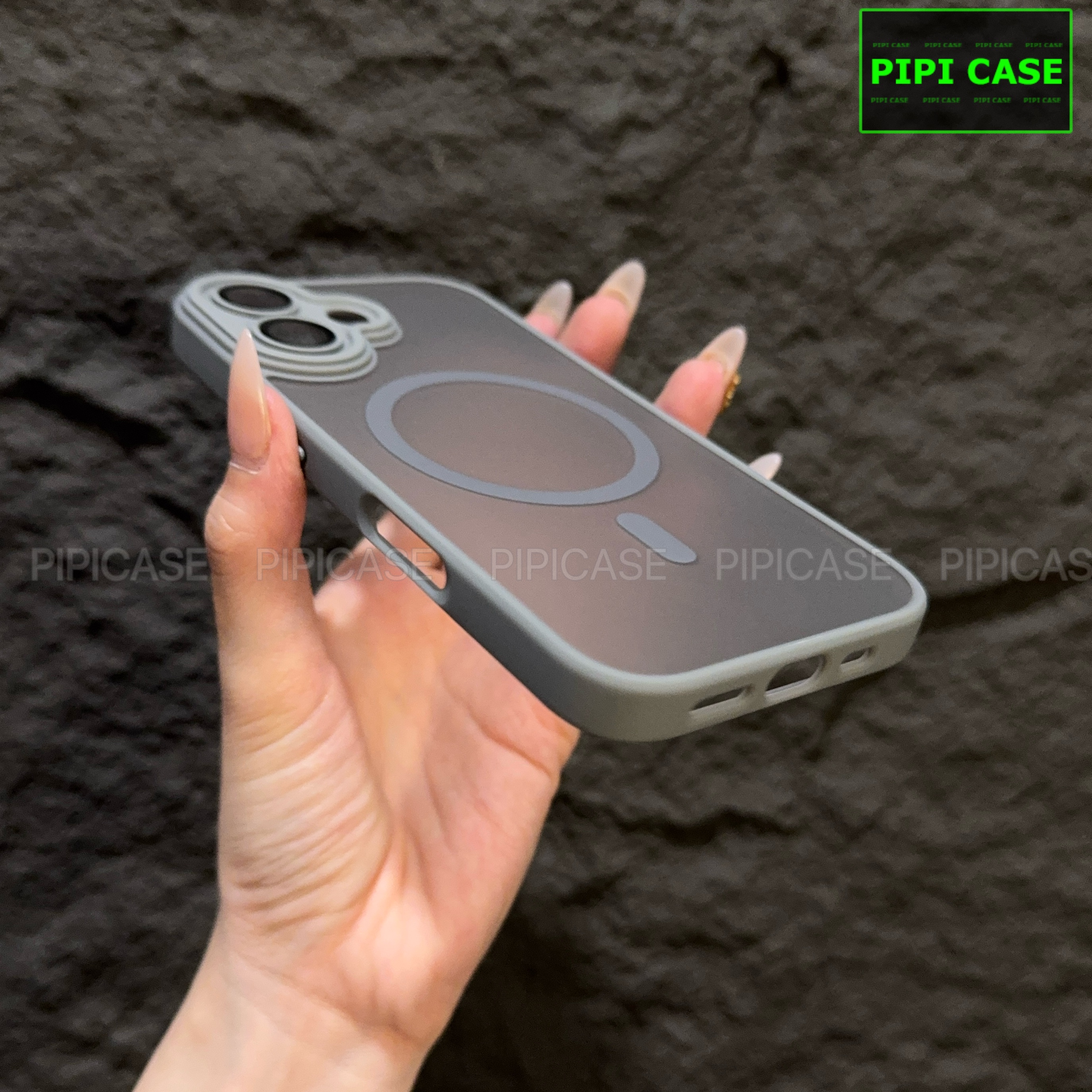 Ốp Lưng iPhone 16 - Kao - Xám_thumbnail_1