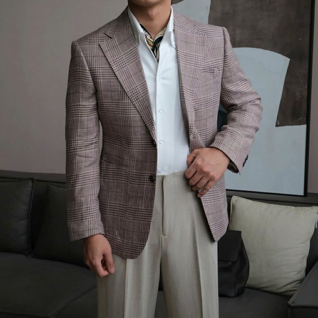 Áo Blazer The Continental Vải Linen_thumbnail_7