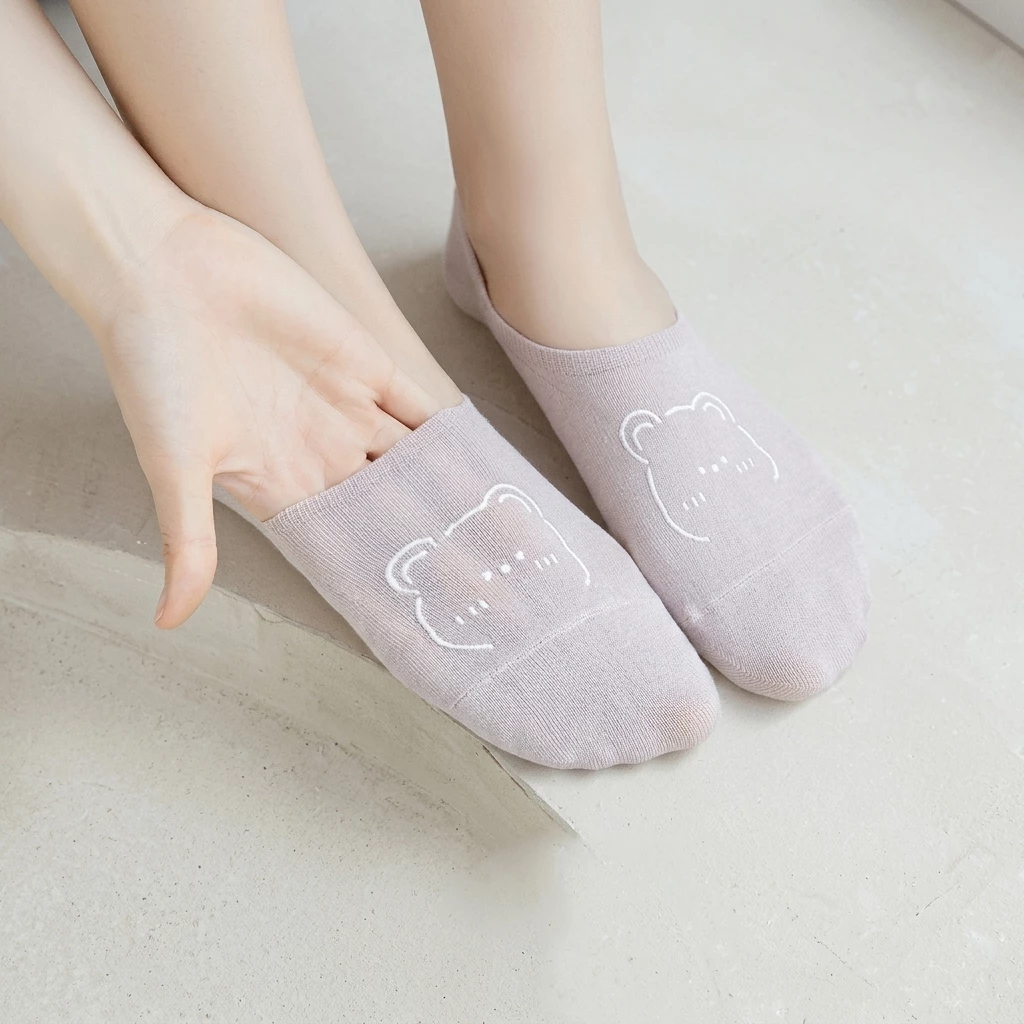 Set 5 Đôi Tất Gấu Tàng Hình