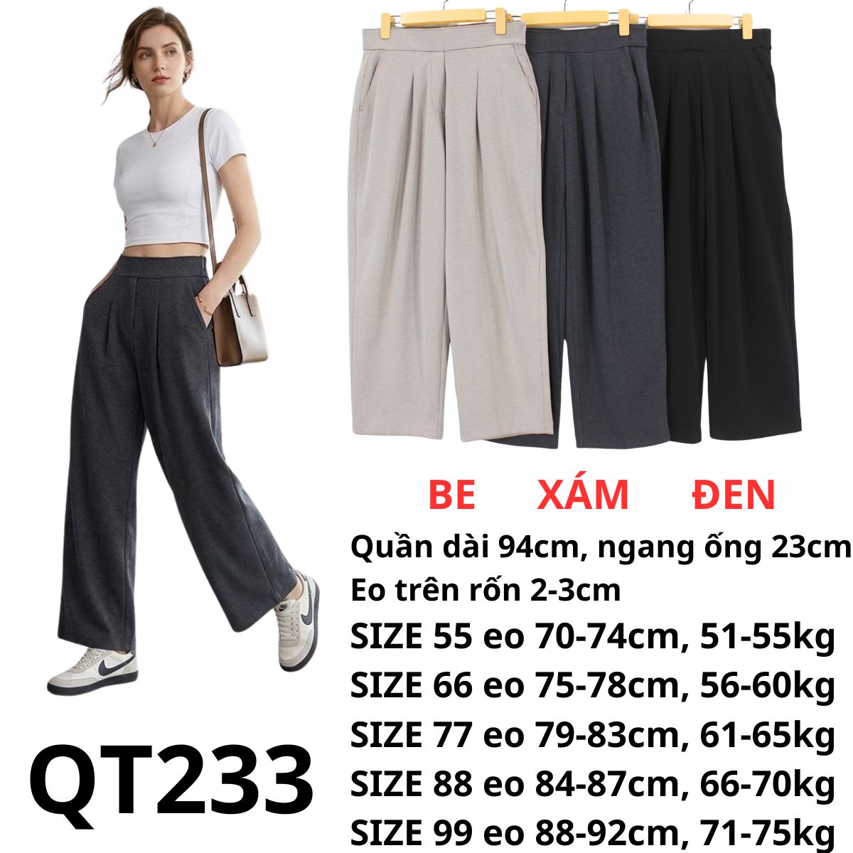 QT233- QUẦN TÂY HÀN