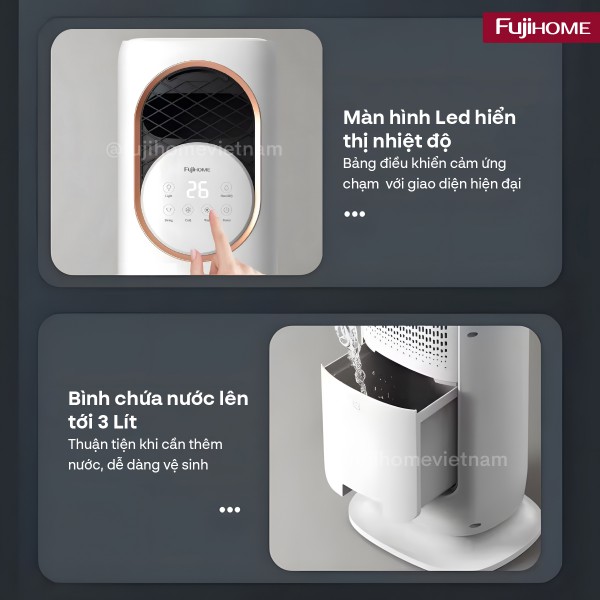 Quạt Làm Mát, Sưởi Ấm và Tạo ẩm 4 mùa Fujihome AC01_thumbnail_14