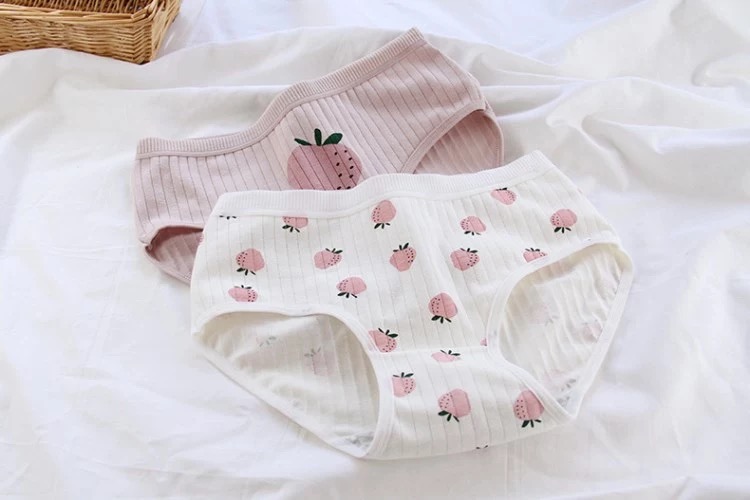 Set chip cotton hồng dâu