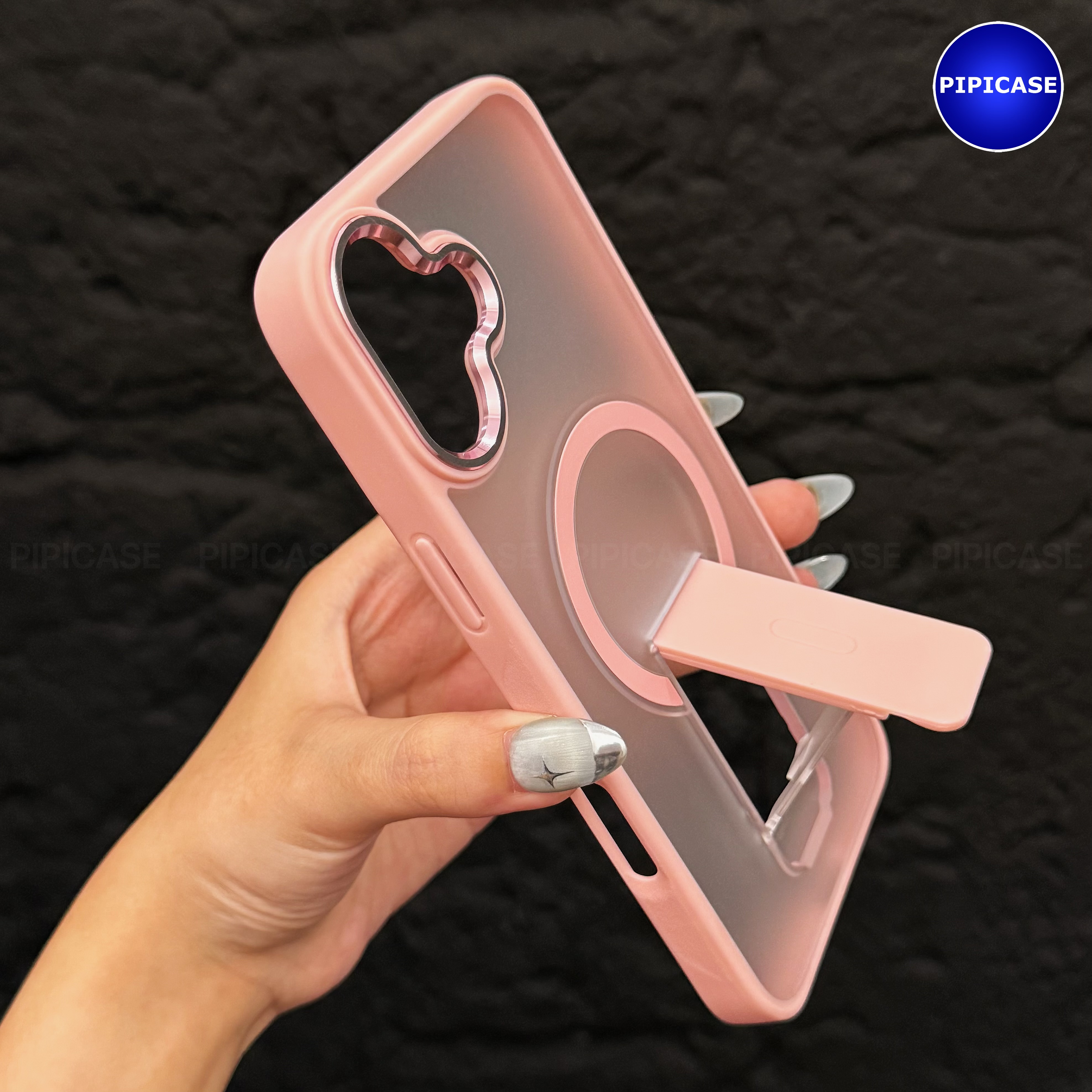 Ốp Lưng iPhone 16 Plus - Quin - Hồng