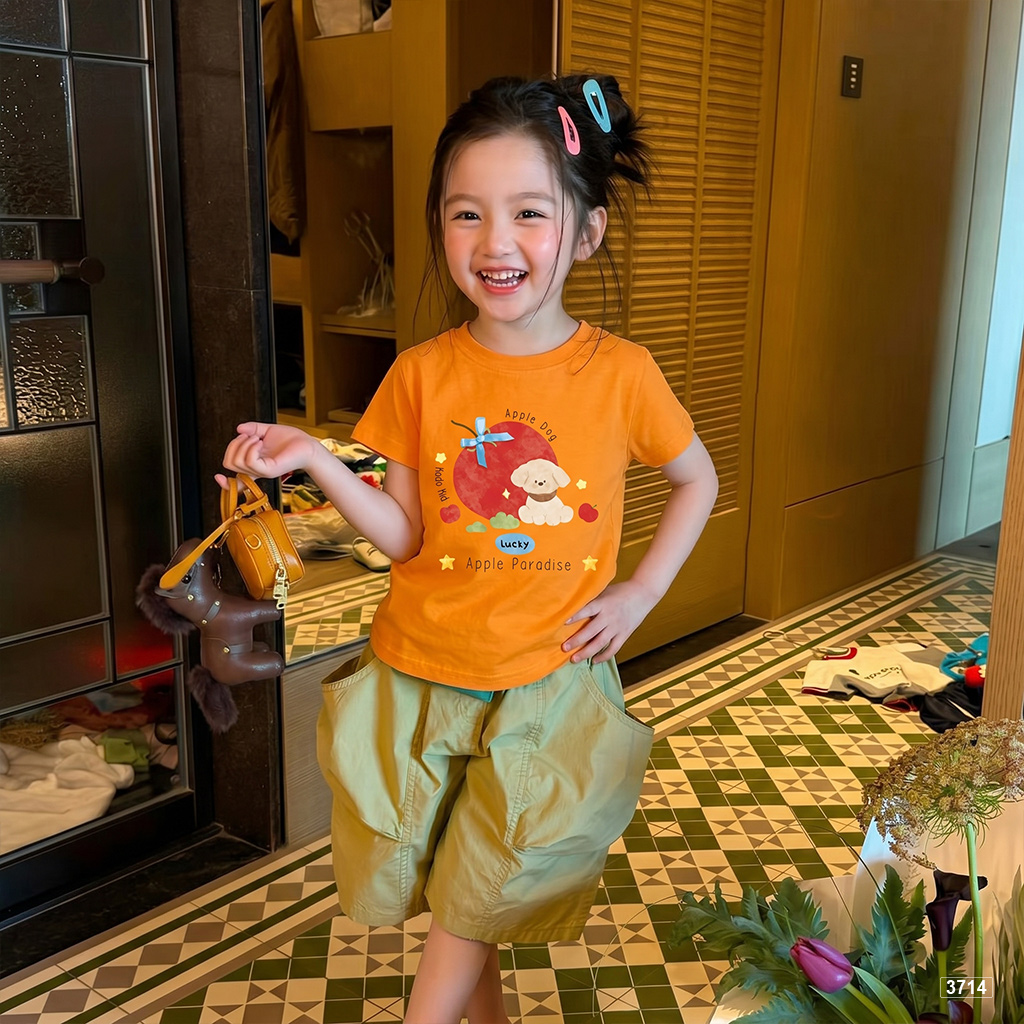 Áo thun bé trai bé gái hoạt hình cún siêu yêu Kado 3714_thumbnail_4