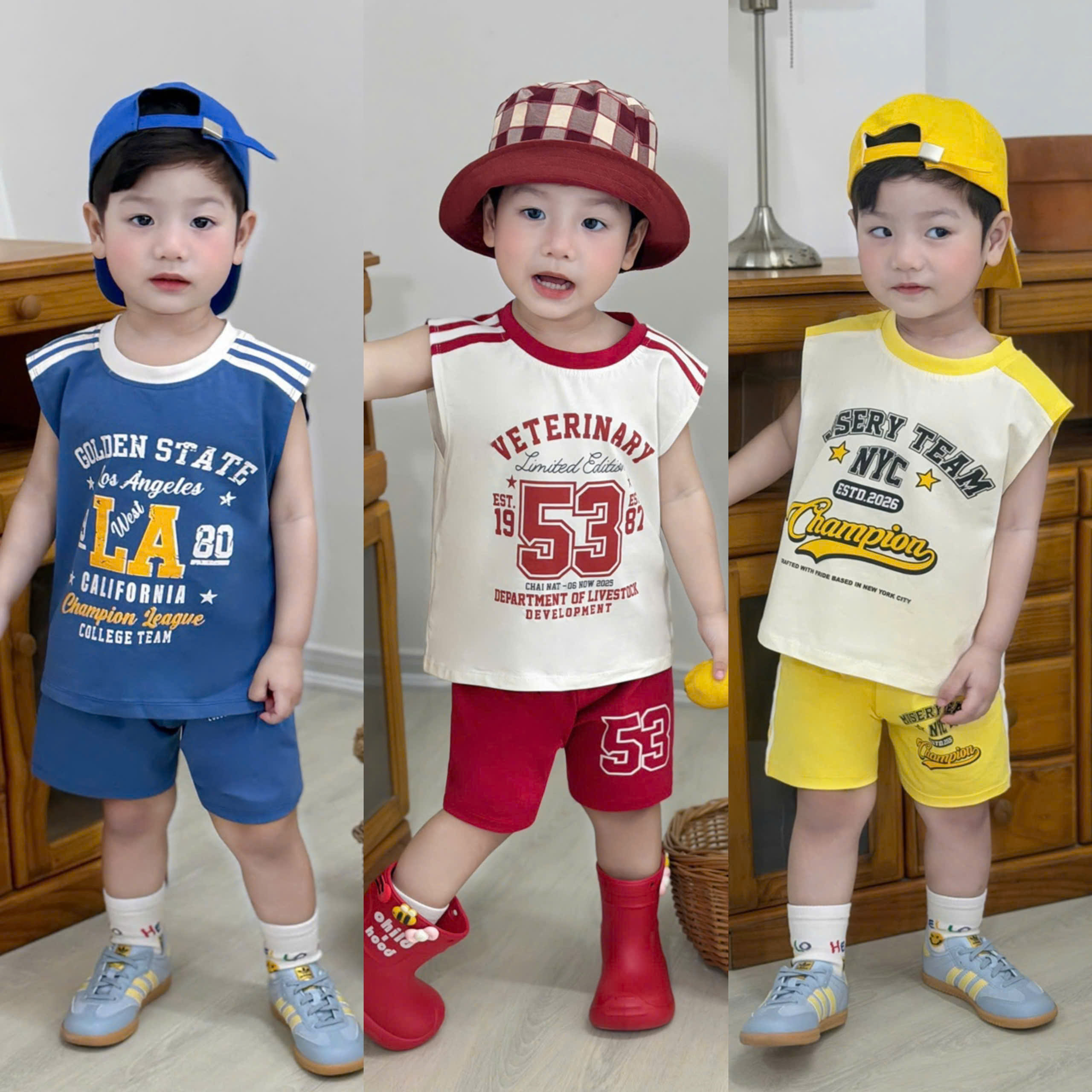 D88 SET 3 BỘ BA LỖ PHỐI VAI VETERINARY - A100.396
