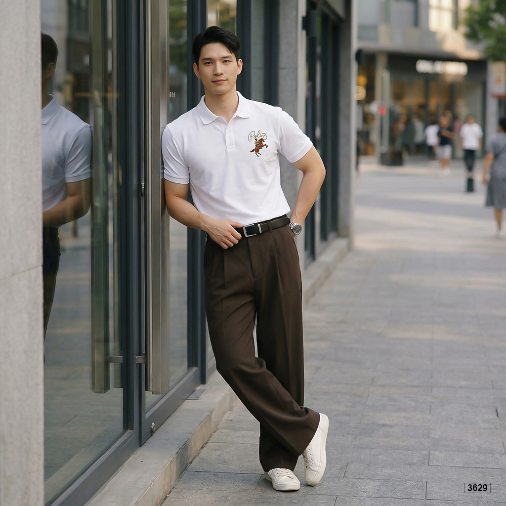 Áo polo nam cá sấu form vừa thiết kế basic dễ mặc Polux 3629_thumbnail_2