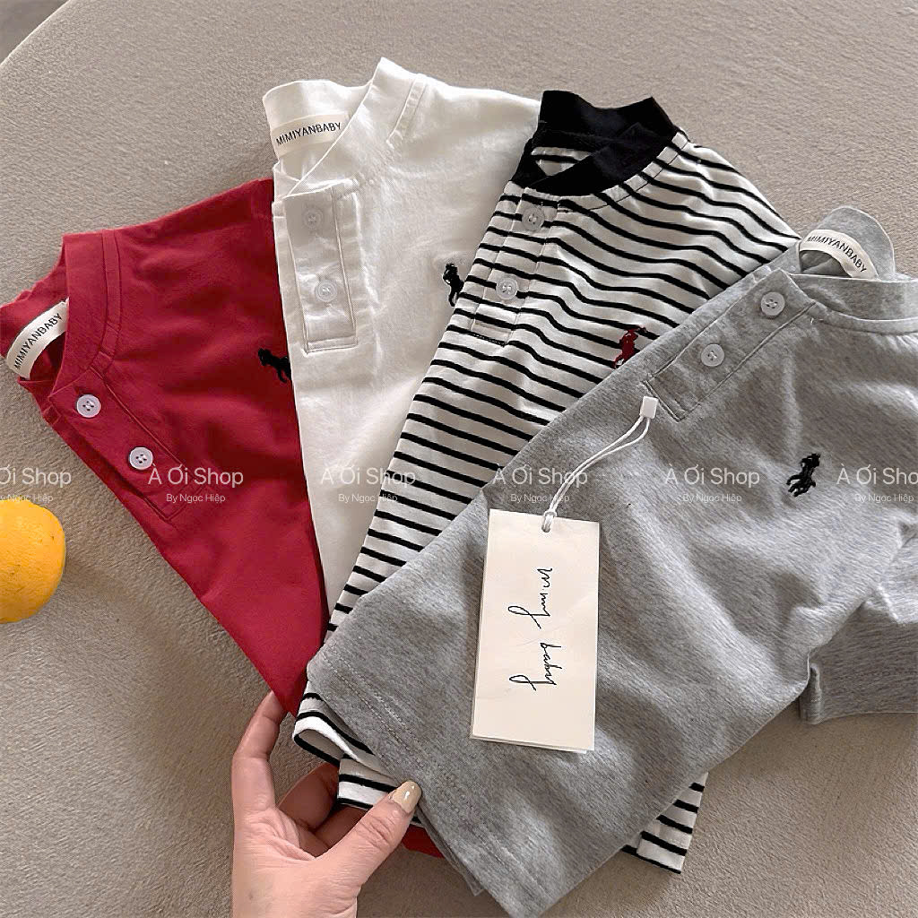 B89 SET 4 ÁO CỘC TAY THÊU NGỰA- A106.293