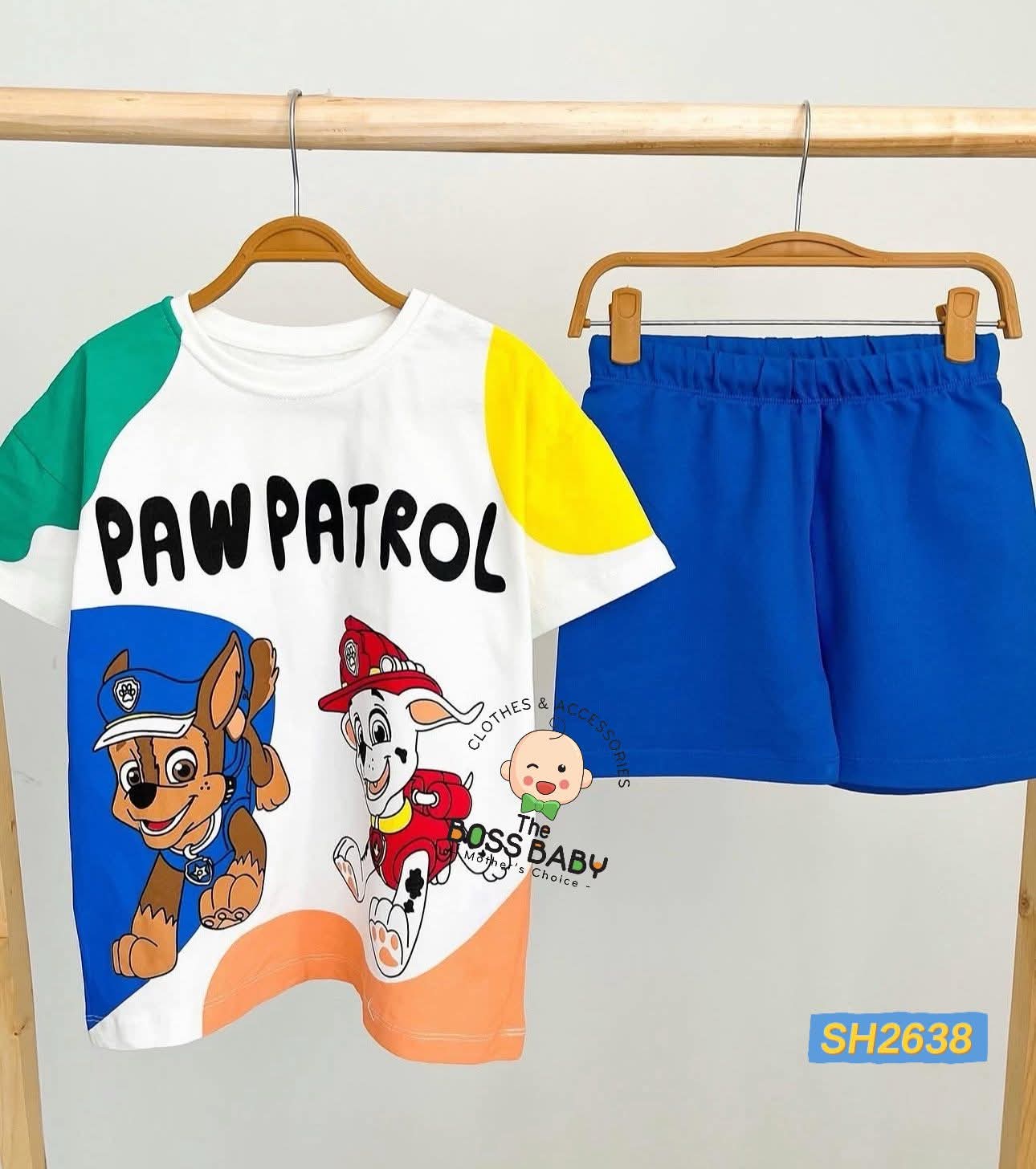 Set bộ da cá phối màu chó cứu hộ