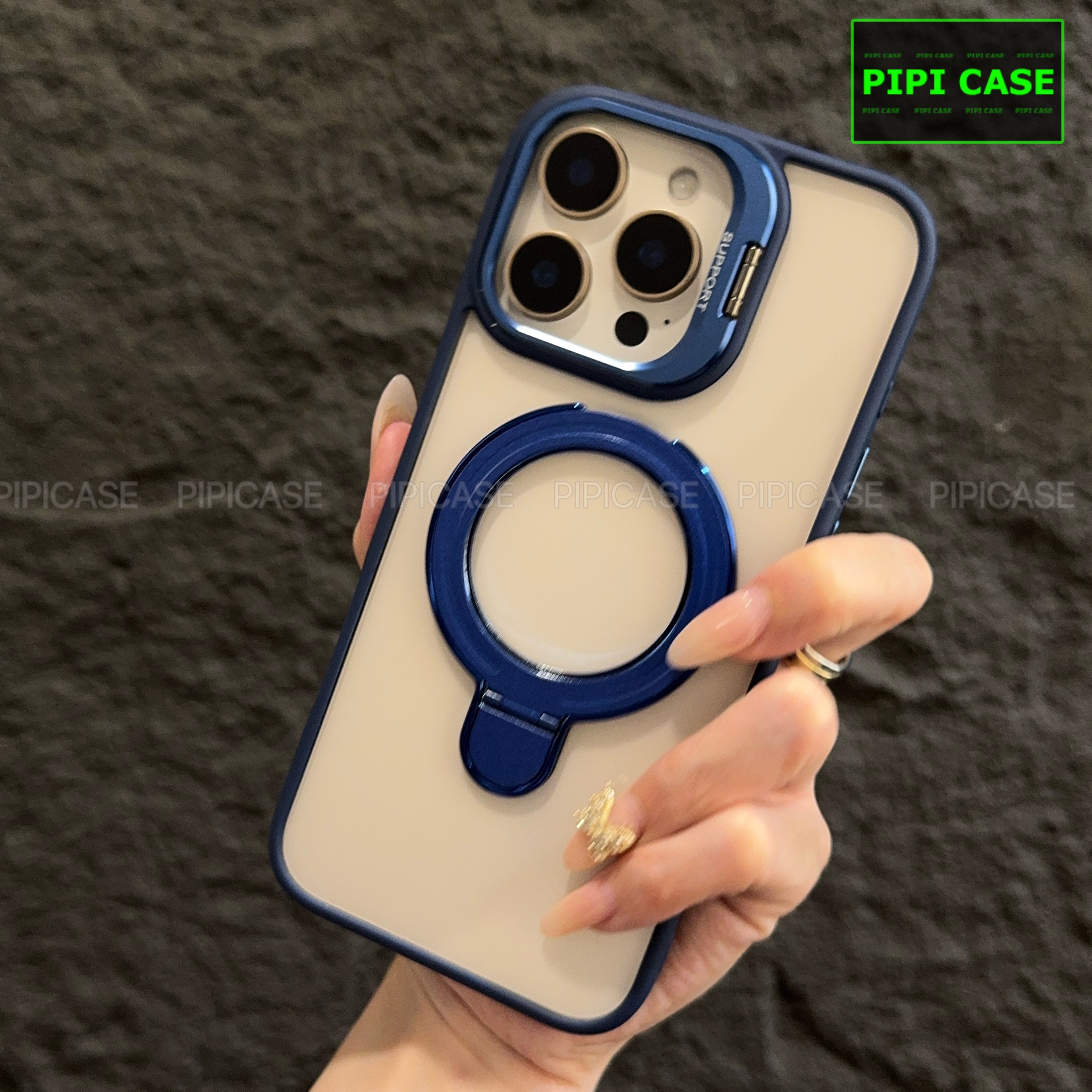 Ốp Lưng iPhone 12 Pro Max - Super Gone - Xanh Dương_thumbnail_12
