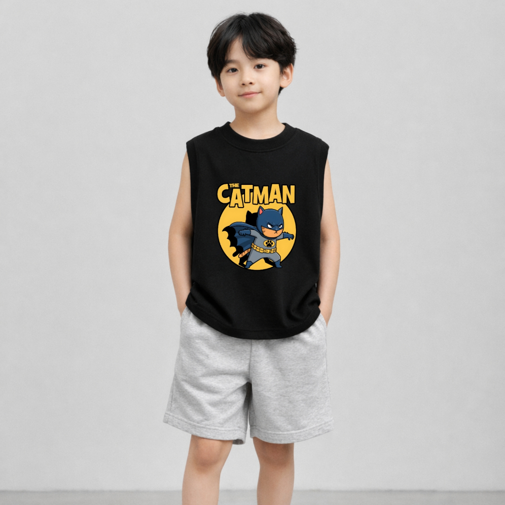 Set bộ ba lỗ bé trai hình CATMAN - Quần áo bé trai Loza Kids BL658_thumbnail_5