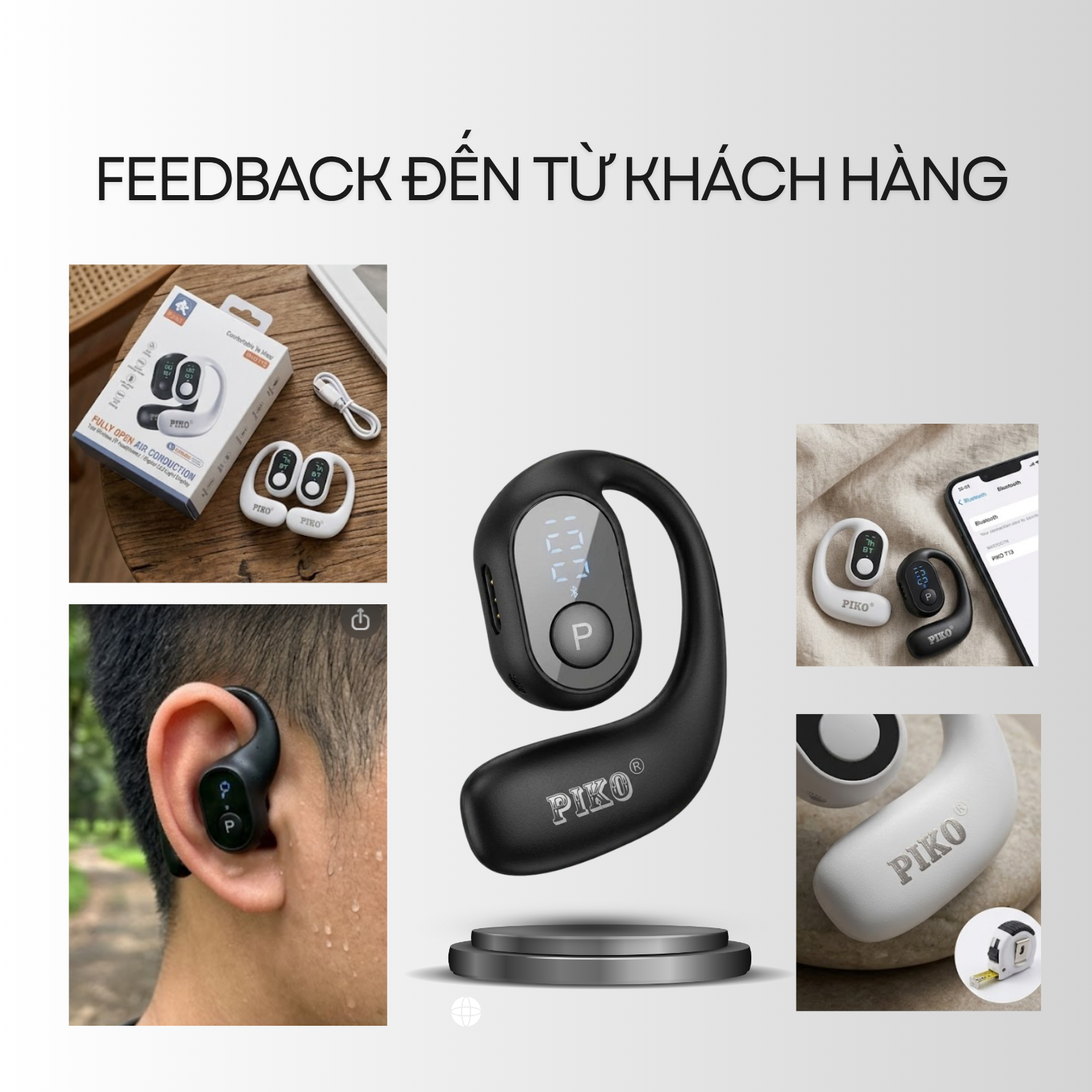 T-ECO SHOP | Tai Nghe Bluetooth Không Dây PIKO T13, Kết Nối Ổn Định, Thiết Kế Nhỏ Gọn._thumbnail_6