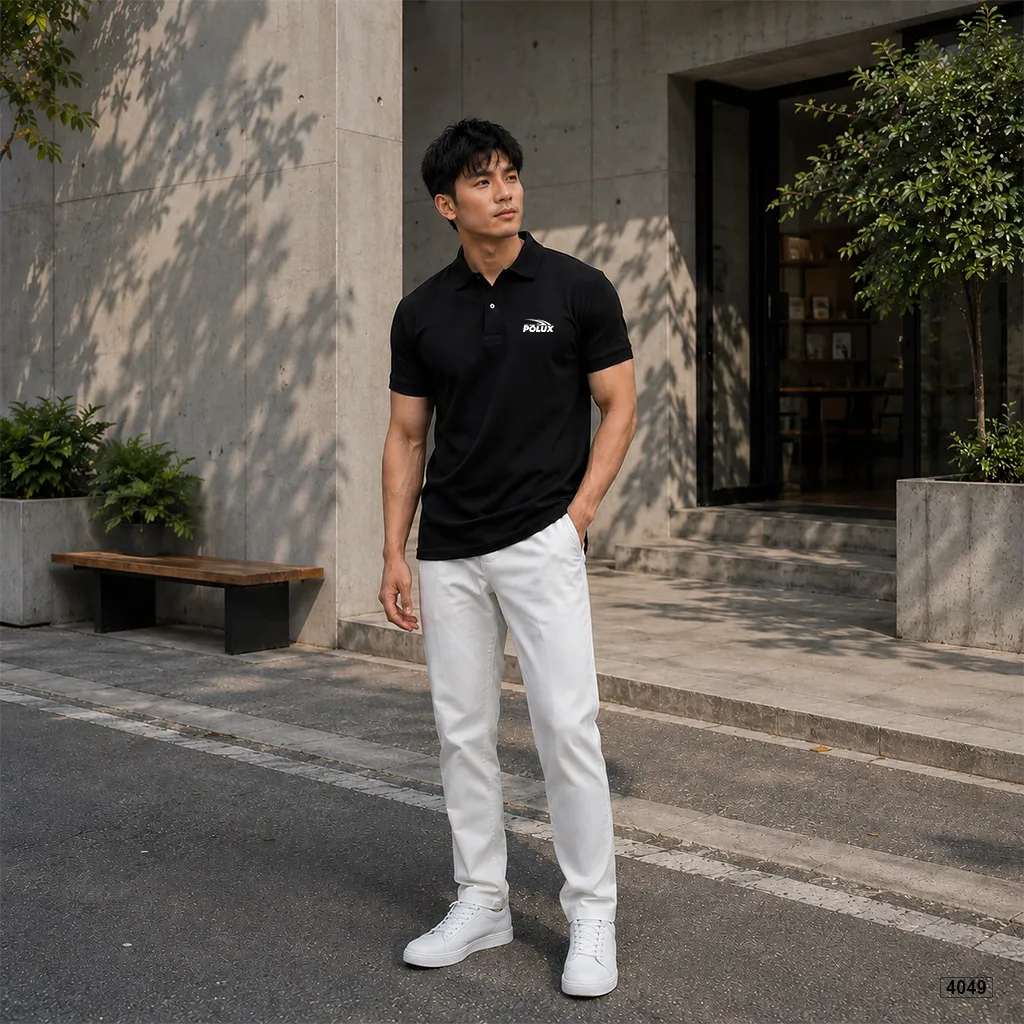 Áo polo nam form vừa chất cá sấu basic Polux 4049_thumbnail_4