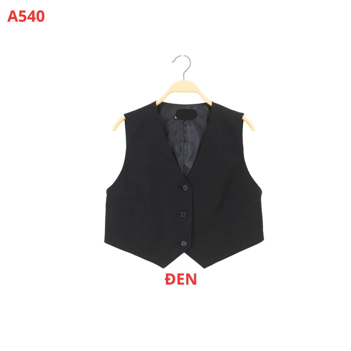 A540- ÁO GILE ĐEN GT
