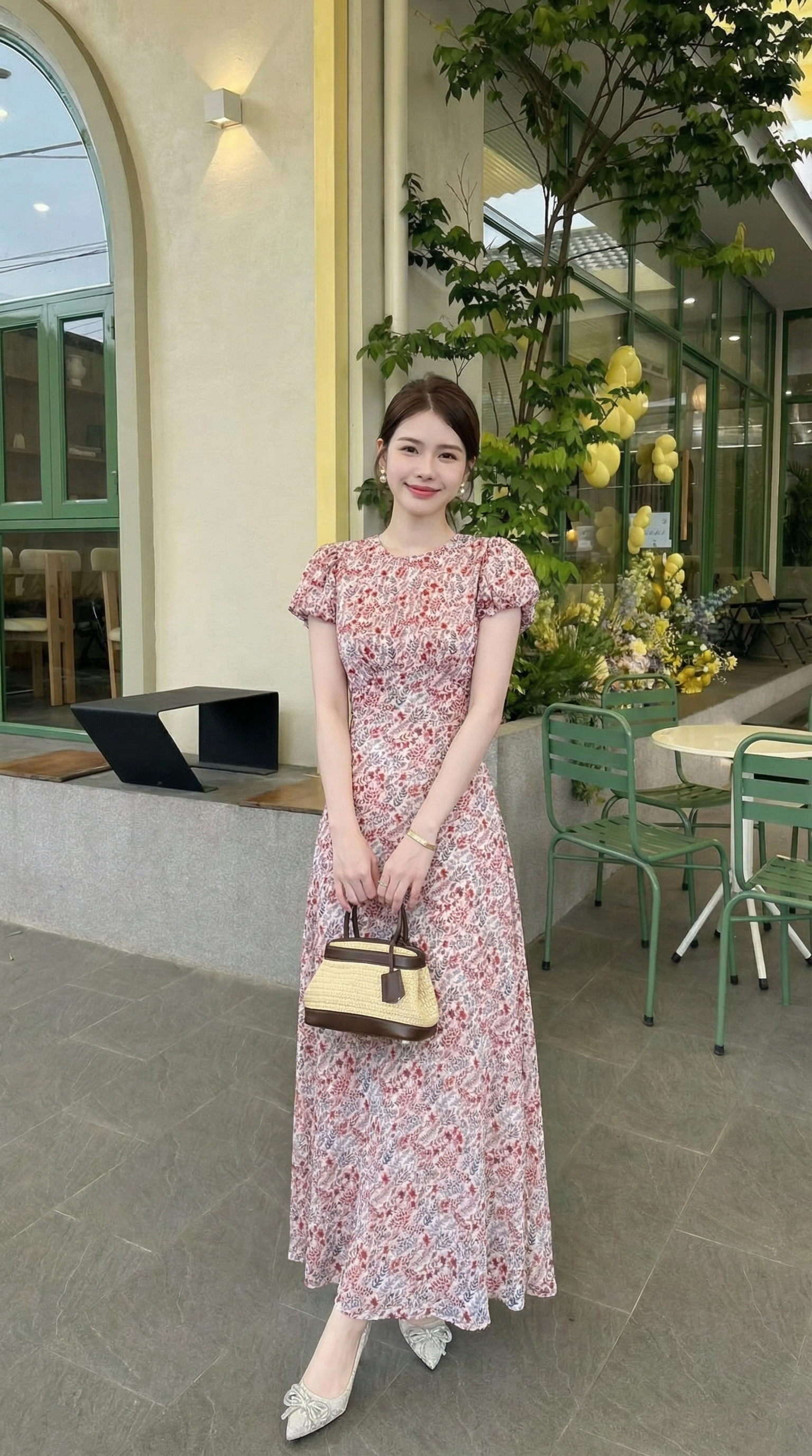 ✨ Đầm Hoa Hồng Dịu Dàng ✨