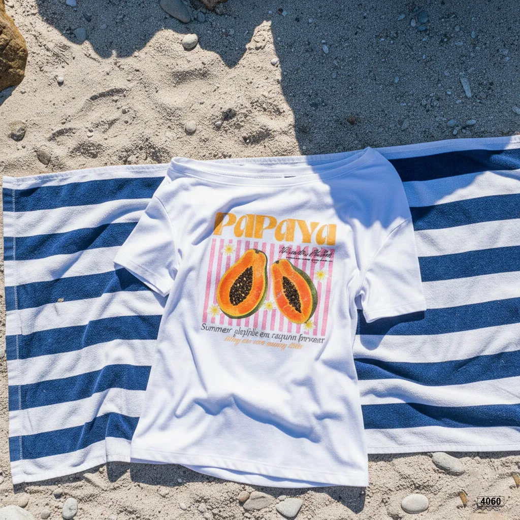 Áo thun nữ form rộng lệch vai Summer vibe Miucho 4060_thumbnail_7