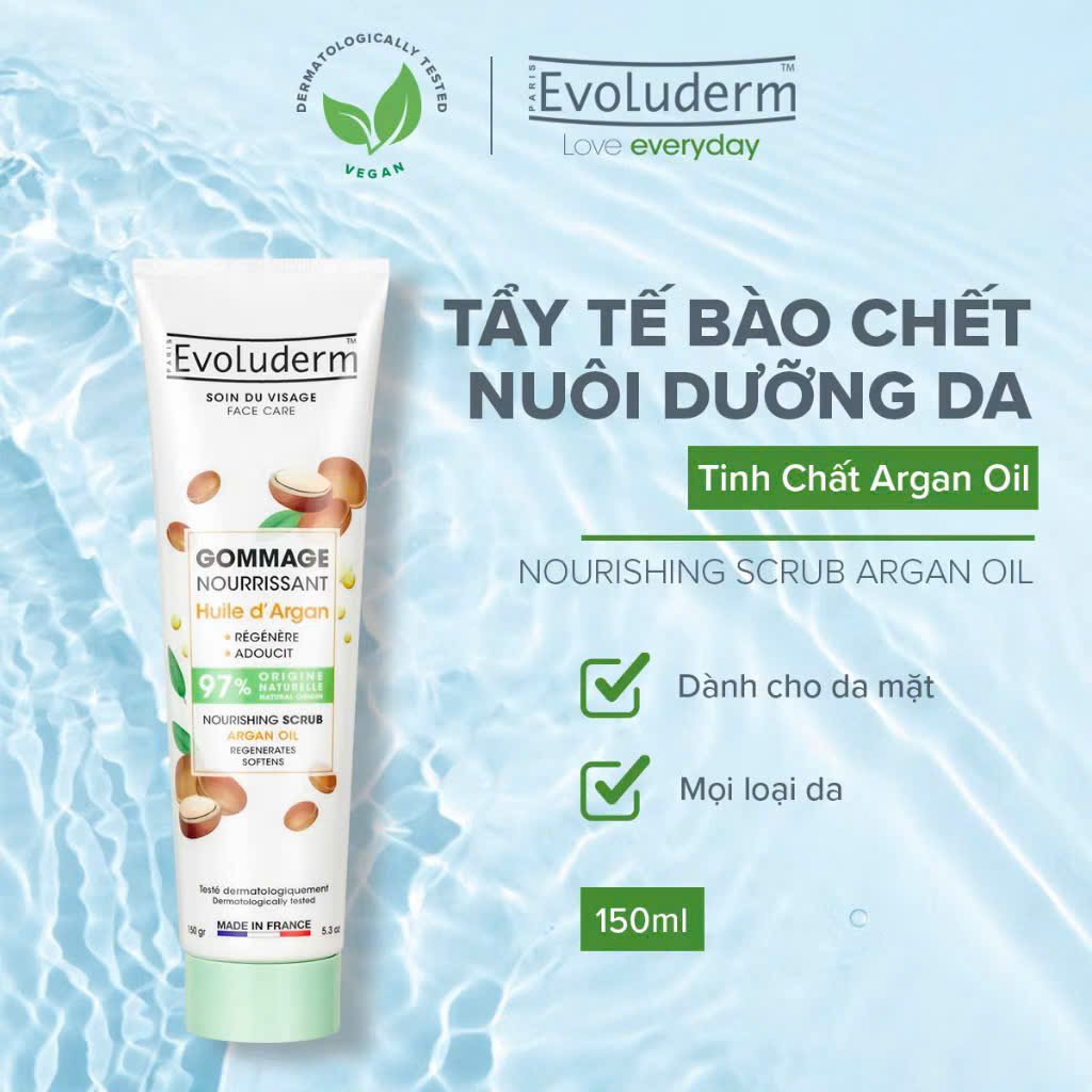TẨY TBC EVOLUDERM ARGAN