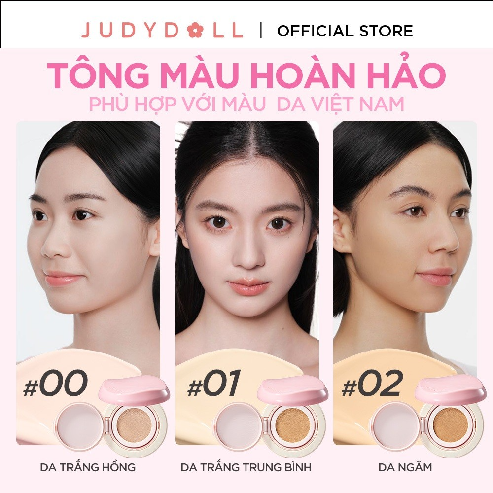 [JUDYDOLL] Cushion chống nắng Judydoll Fresh Matte SPF50+ PA+++ 12.5g_thumbnail_4