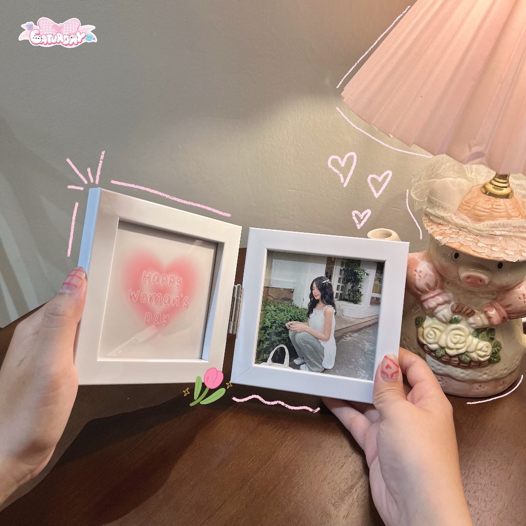 Khung ảnh đôi - chủ đề kỉ niệm, quà sinh nhật, quà tốt nghiệp