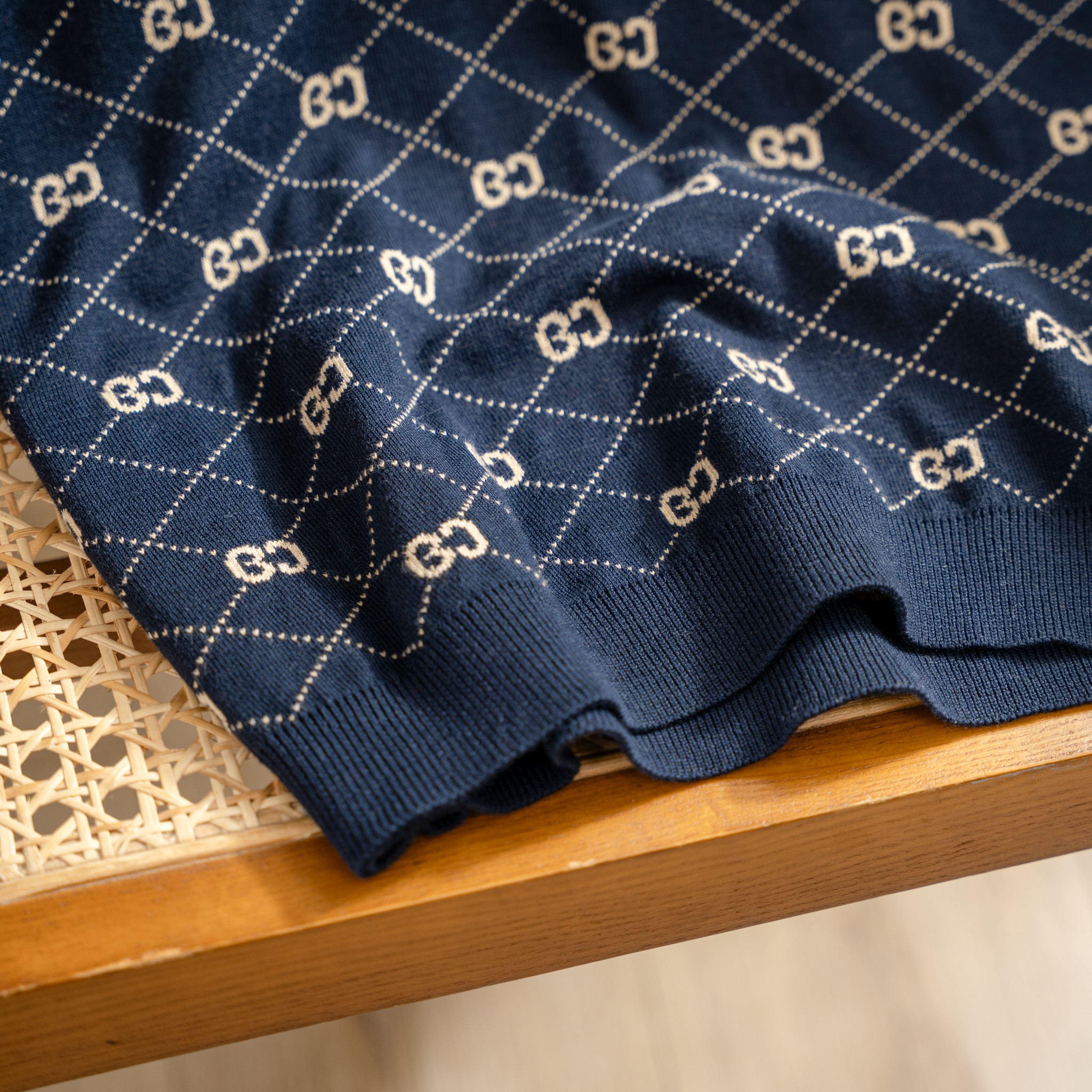 Áo Polo Nam Dệt Kim By Cotton Monogram_thumbnail_5