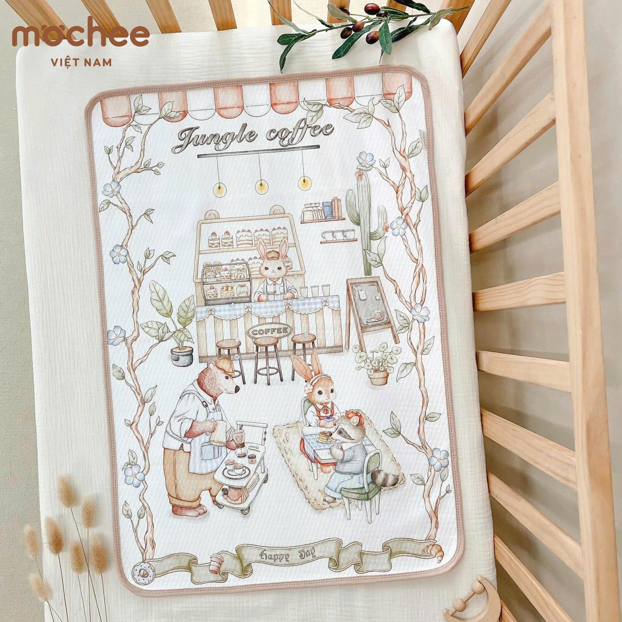 Lót chống thấm Cotton Hoạ Tiết mochee (50x70cm)_thumbnail_3