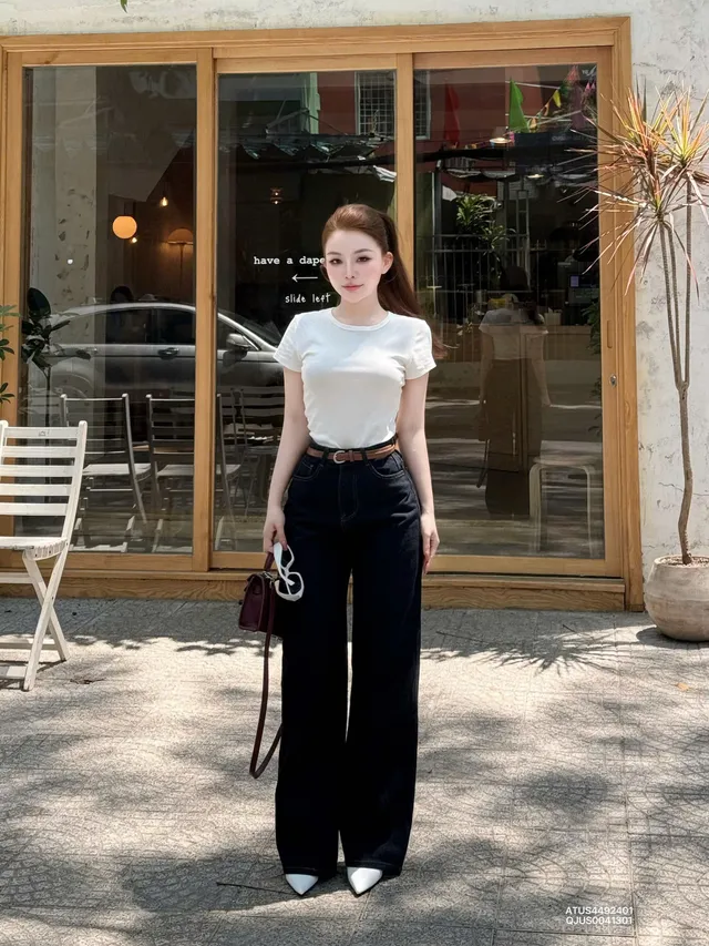 Quần Jeans Nữ Ống Suông 2 túi 1 túi nhỏ viền 004.8233 (C) (1451)_thumbnail_0